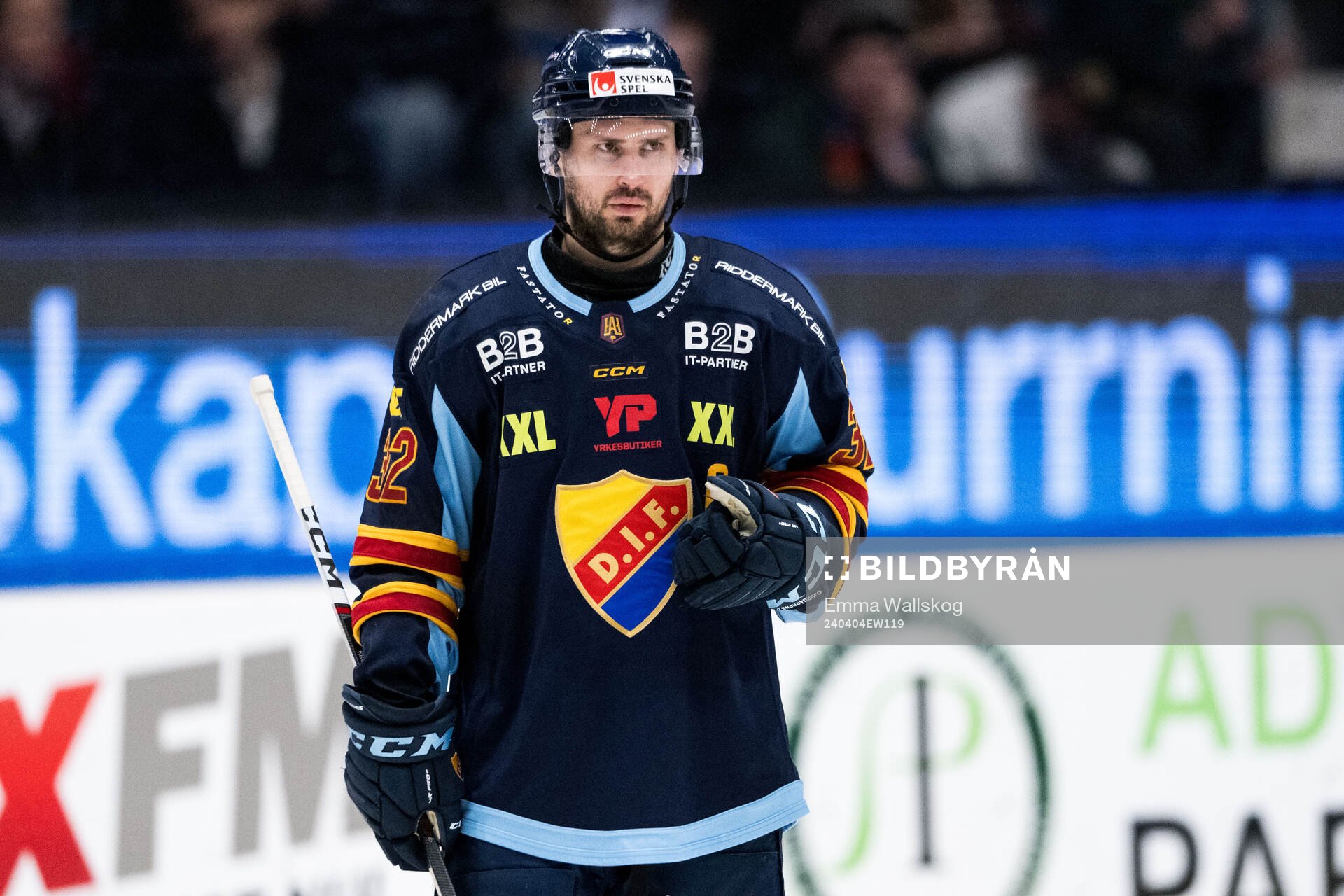 Djurgårdens Marcus Krüger deppar