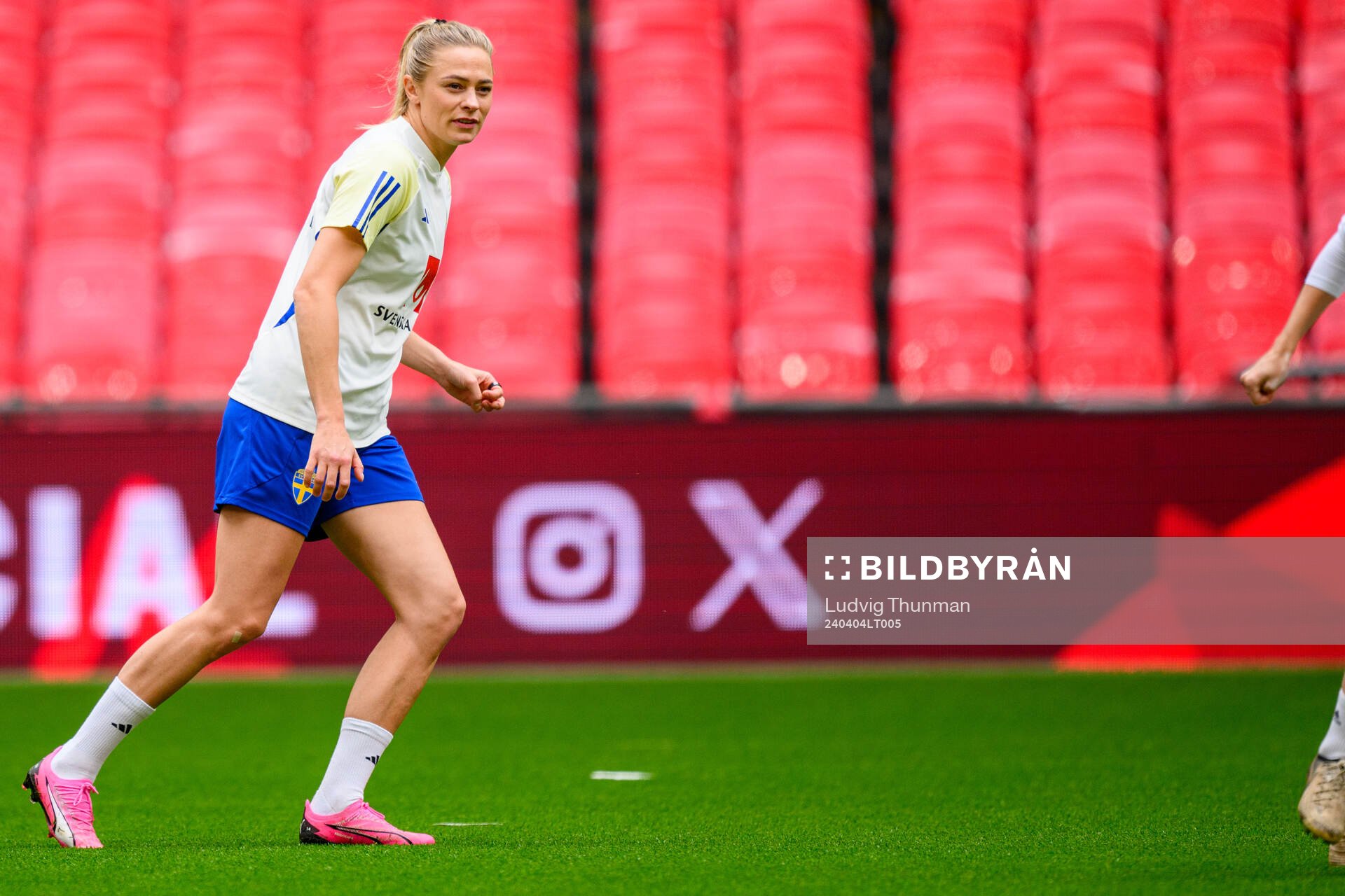 Fridolina Rolfö of Sweden of the women's national football
