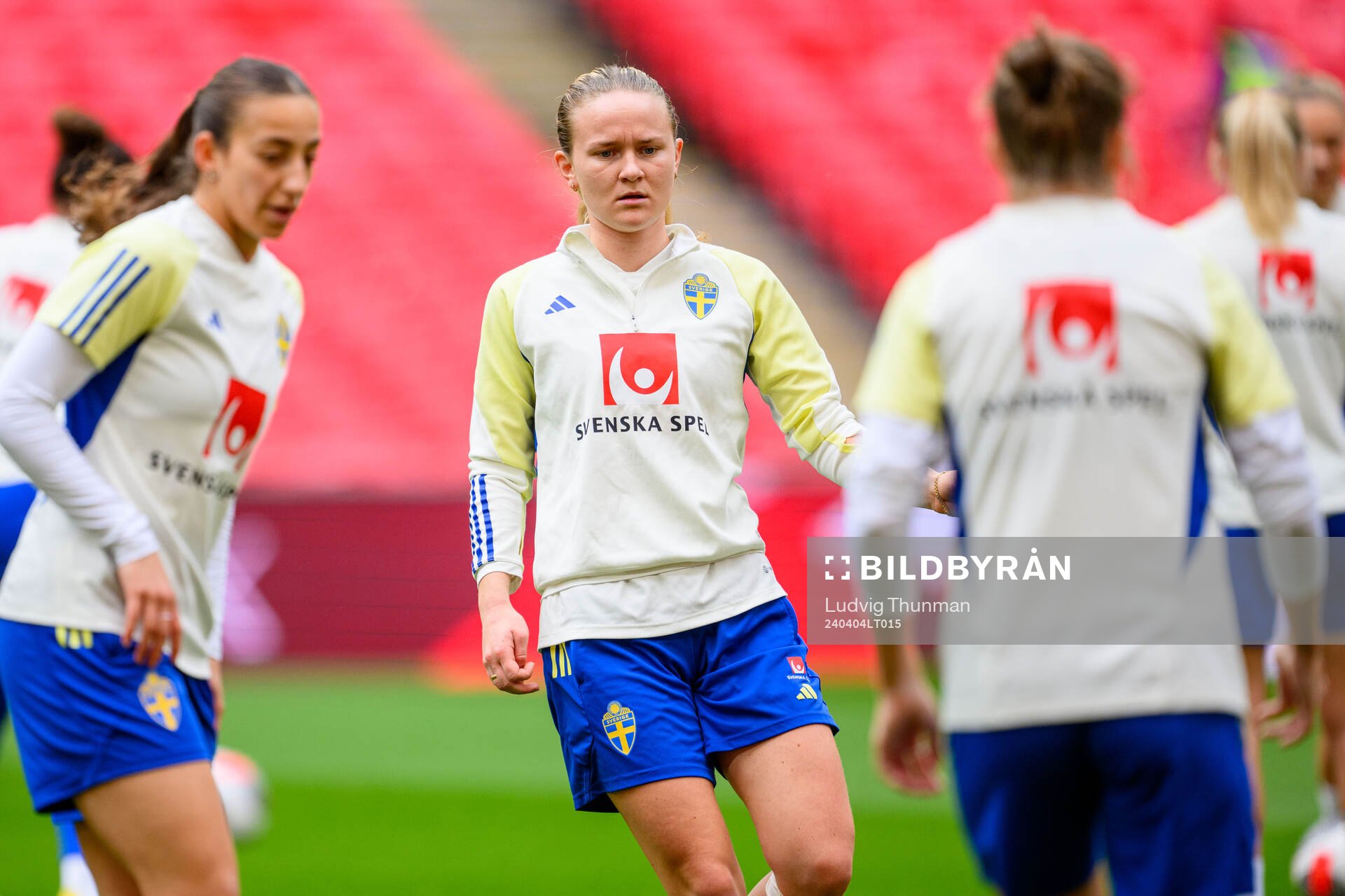 Matilda Vinberg of Sweden of the women's national football