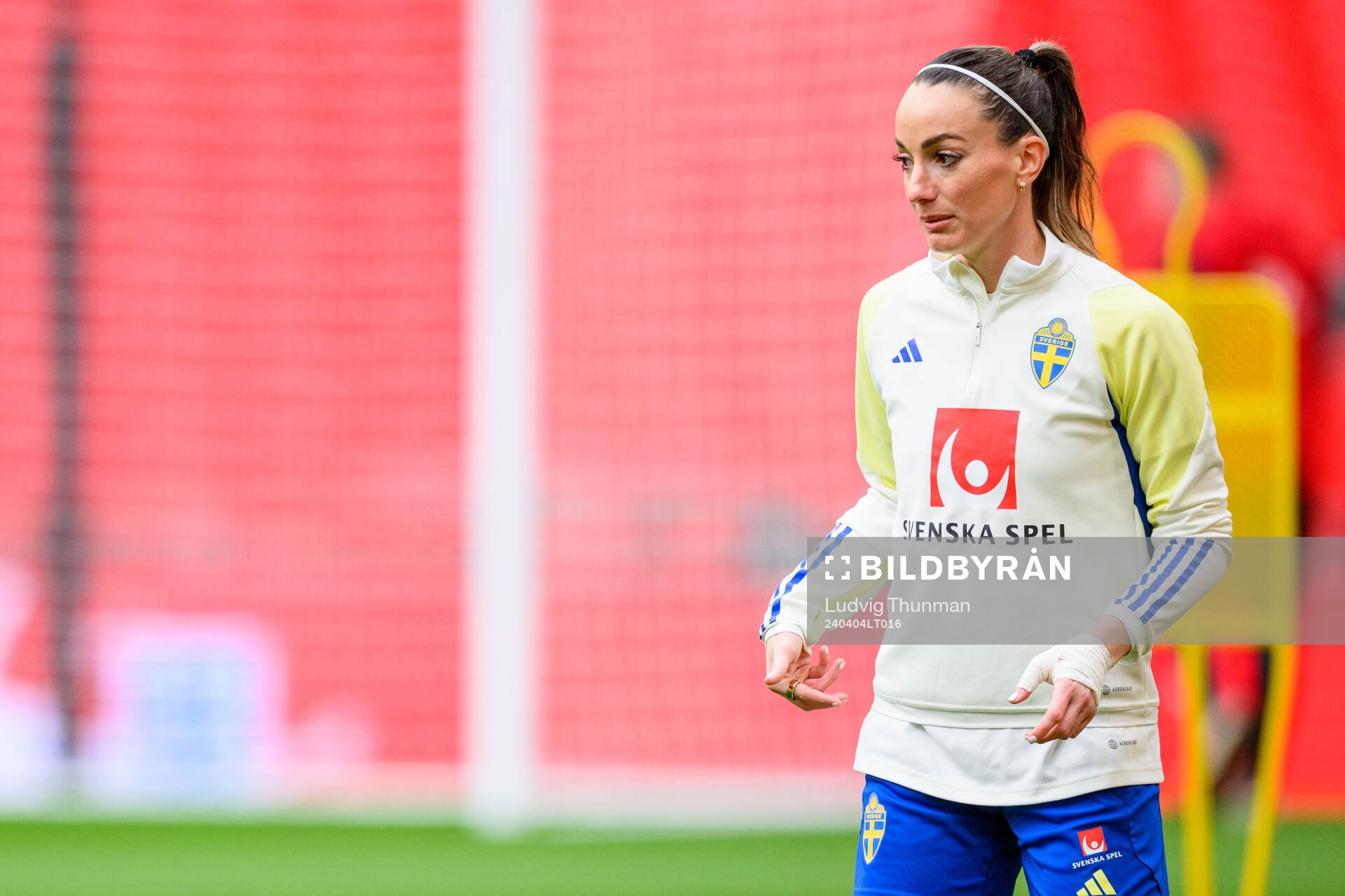 Kosovare Asllani of Sweden of the women's national football