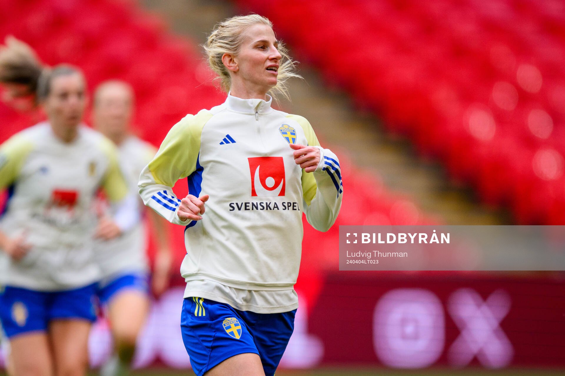 Sofia Jakobsson of Sweden of the women's national football