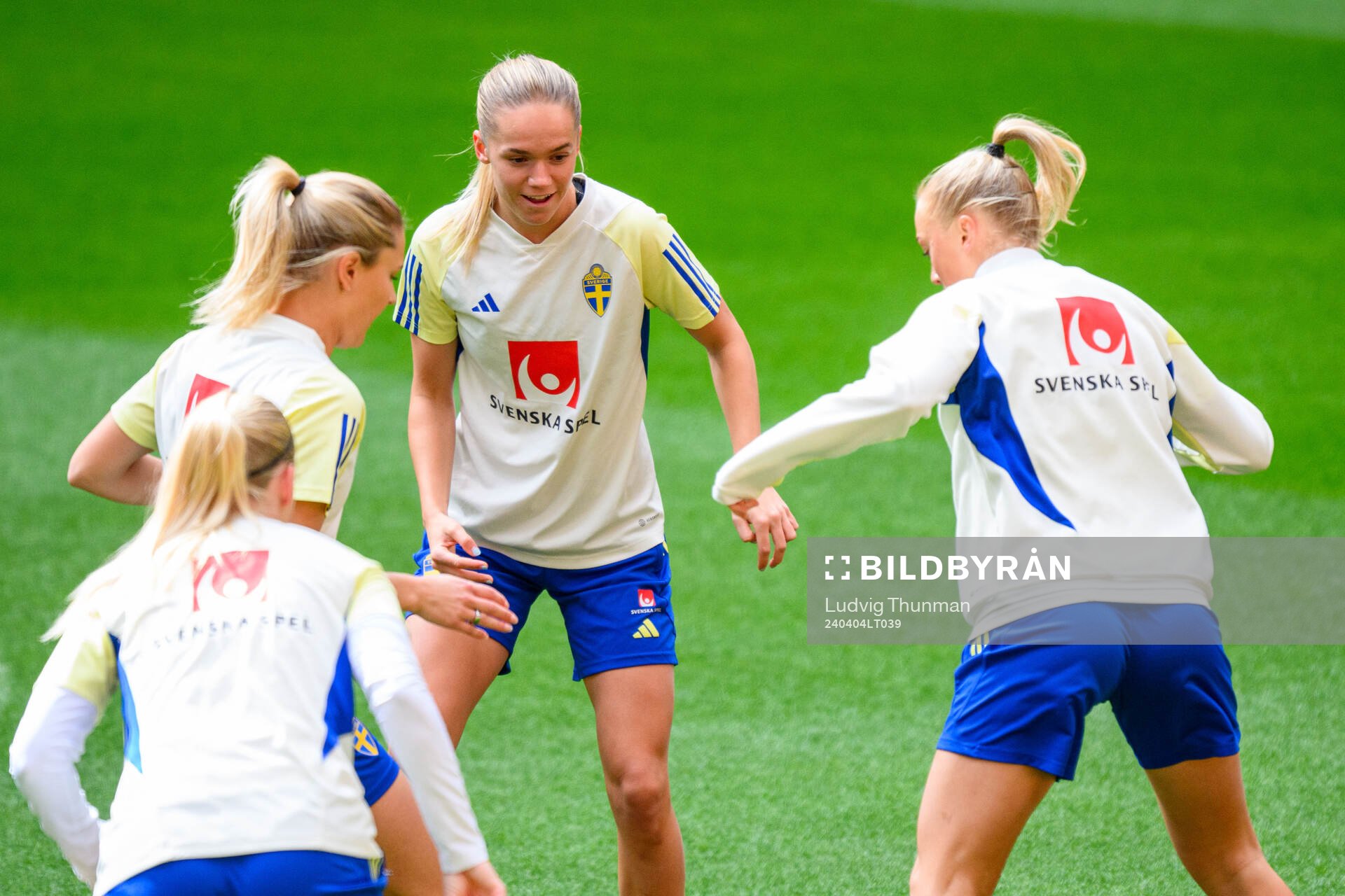 Hanna Lundkvist of Sweden of the women's national football