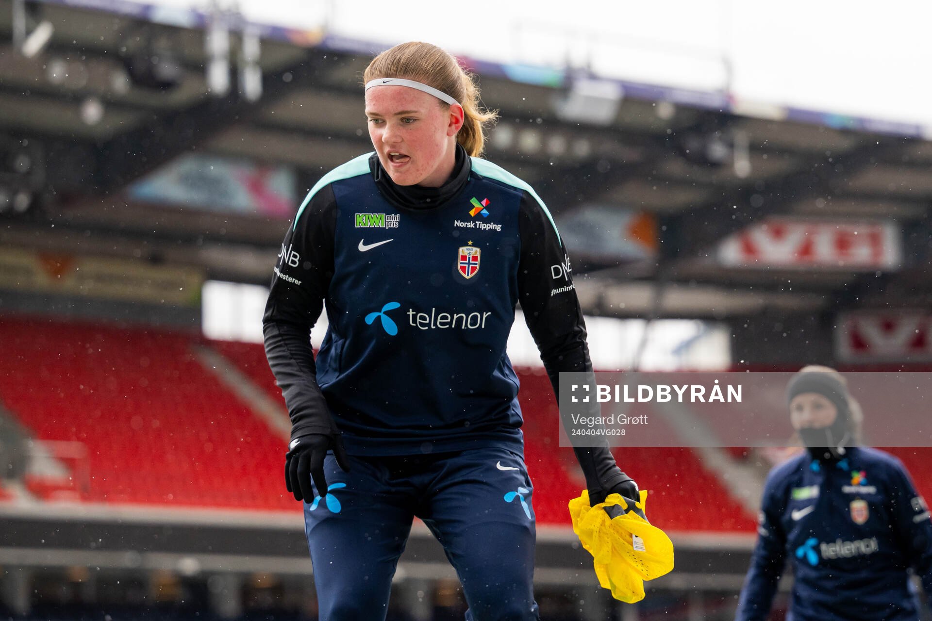 Signe Gaupset of the Norwegian women's national football