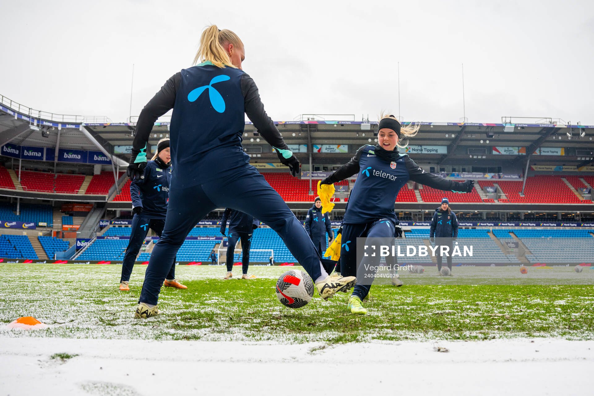 Emilie Woldvik of the Norwegian women's national football