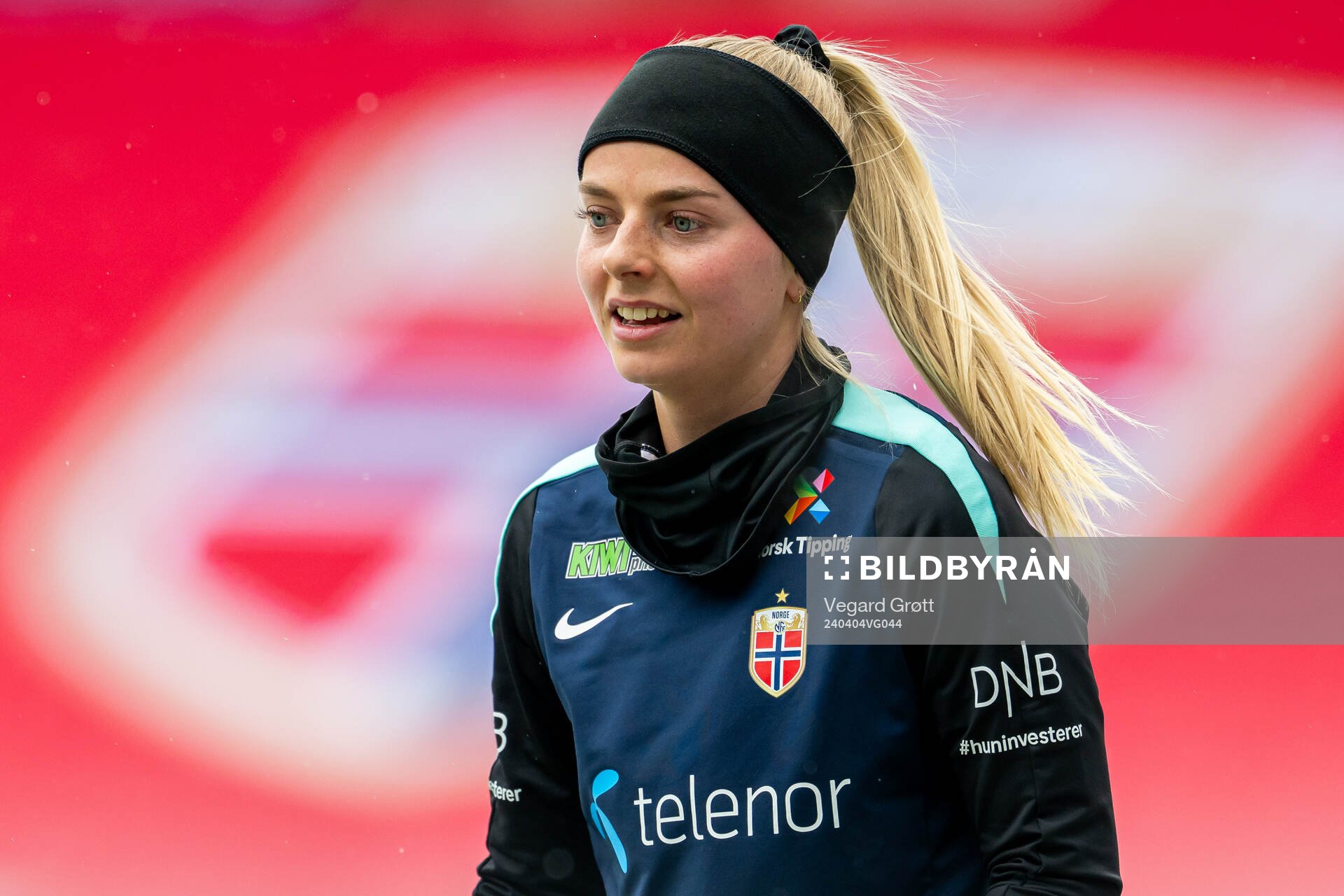 Emilie Woldvik of the Norwegian women's national football