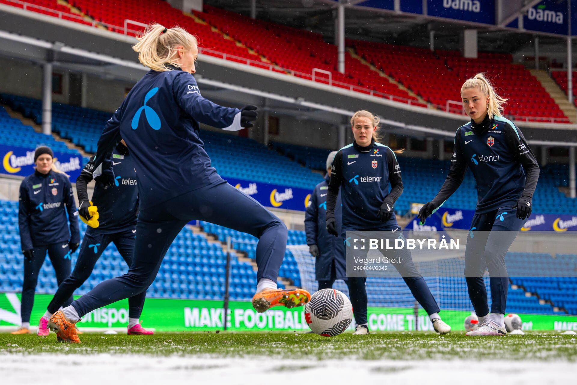 Sophie Román Haug of the Norwegian women's national