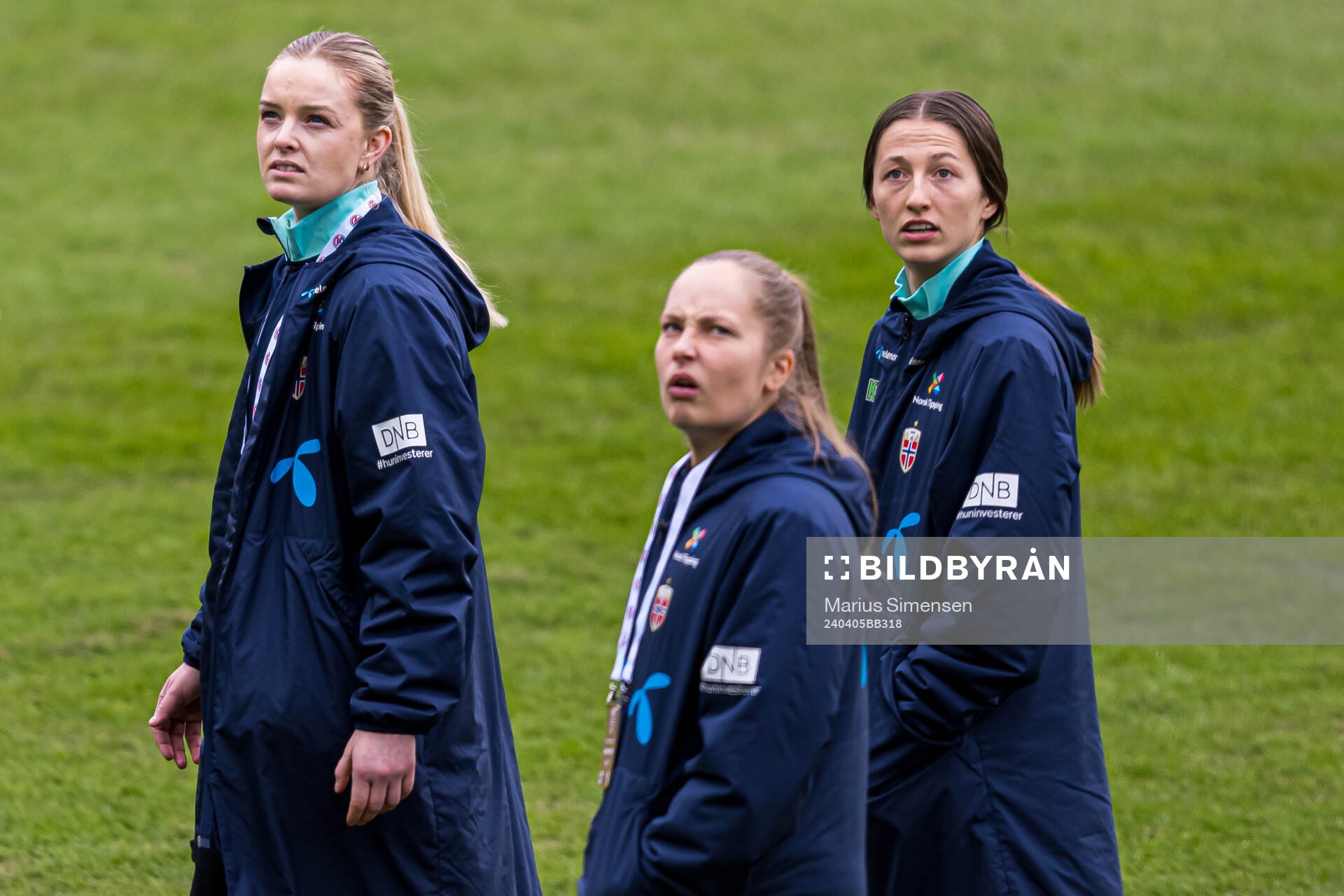 Guro Pettersen, Aurora Mikalsen and Cecilie Fiskerstrand