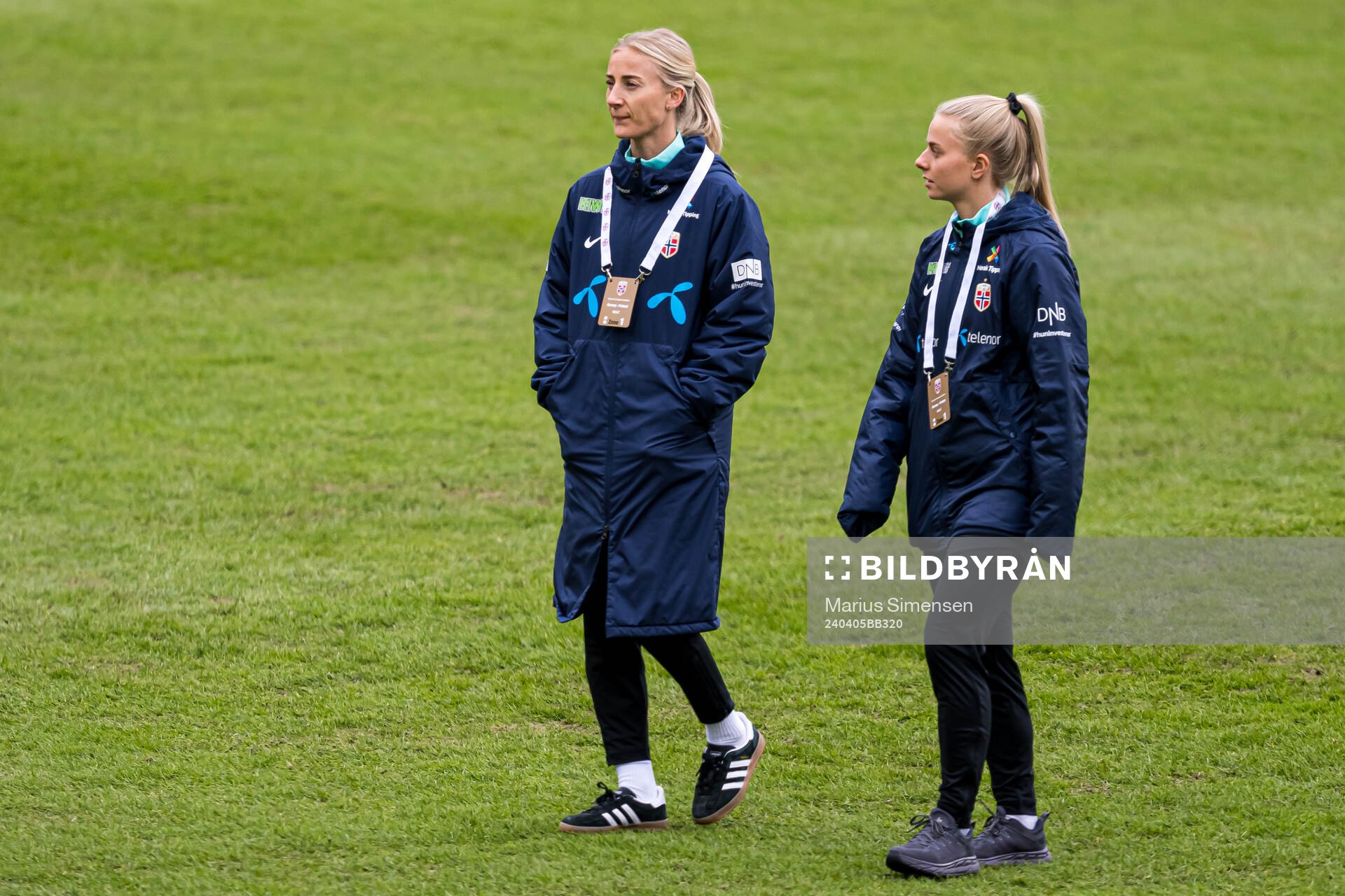 Anja Sønstevold and Emilie Woldvik of Norway