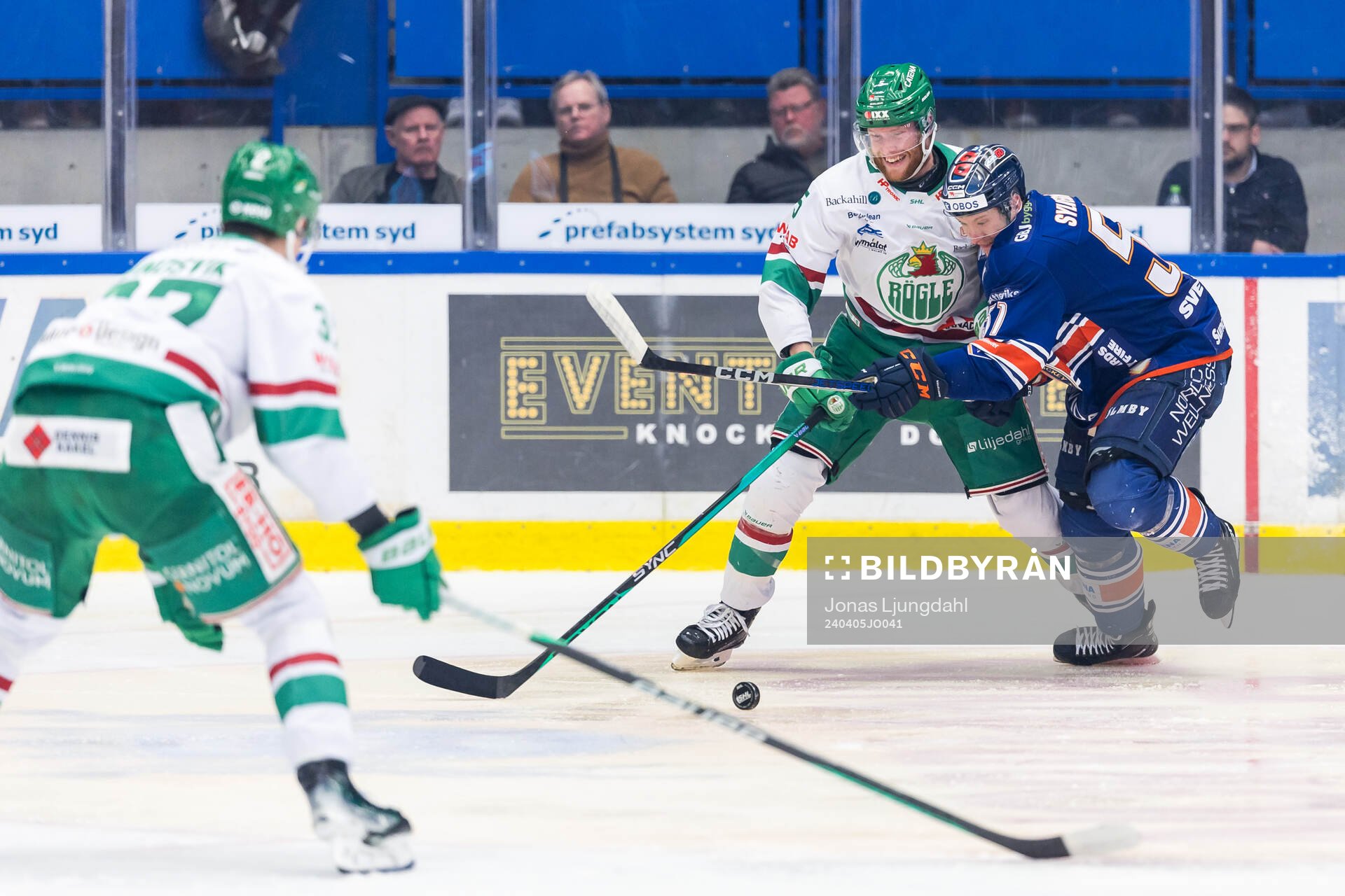 Rögles Ludvig Claesson och Växjös Emil Sylvegård