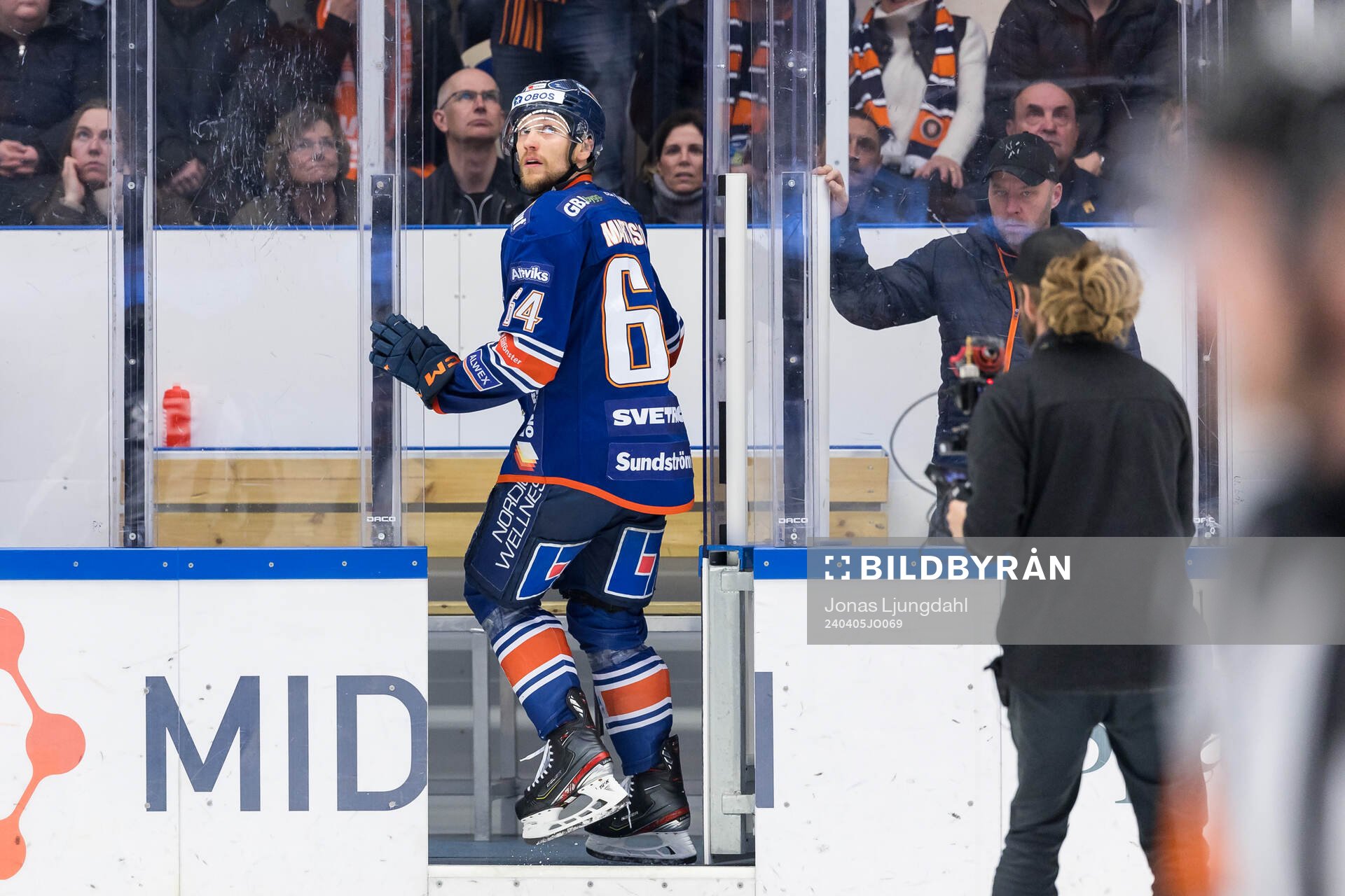 Växjös Eric Martinsson visas ut