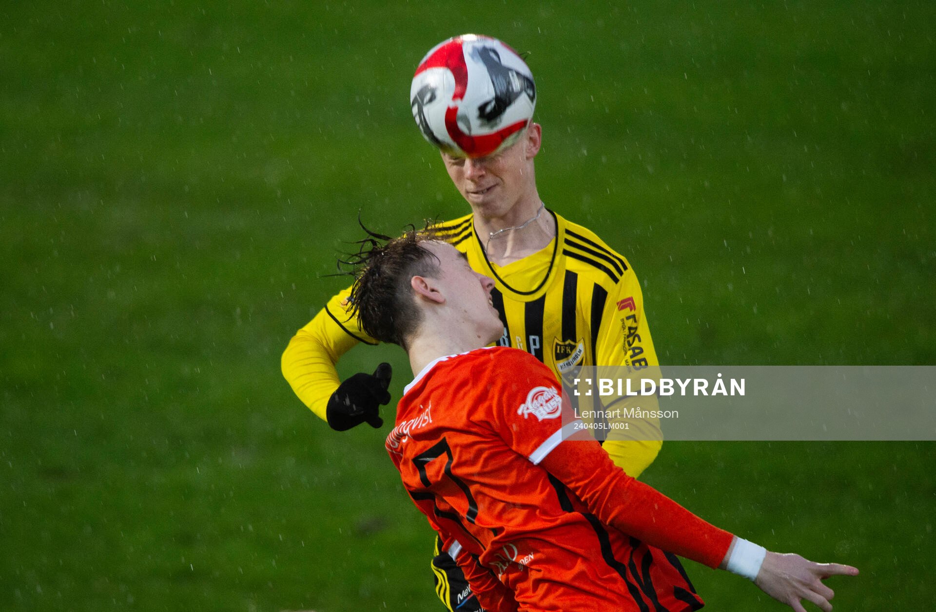 IFK Hässleholms Gustav Persson i matchen i div. 2 mellan