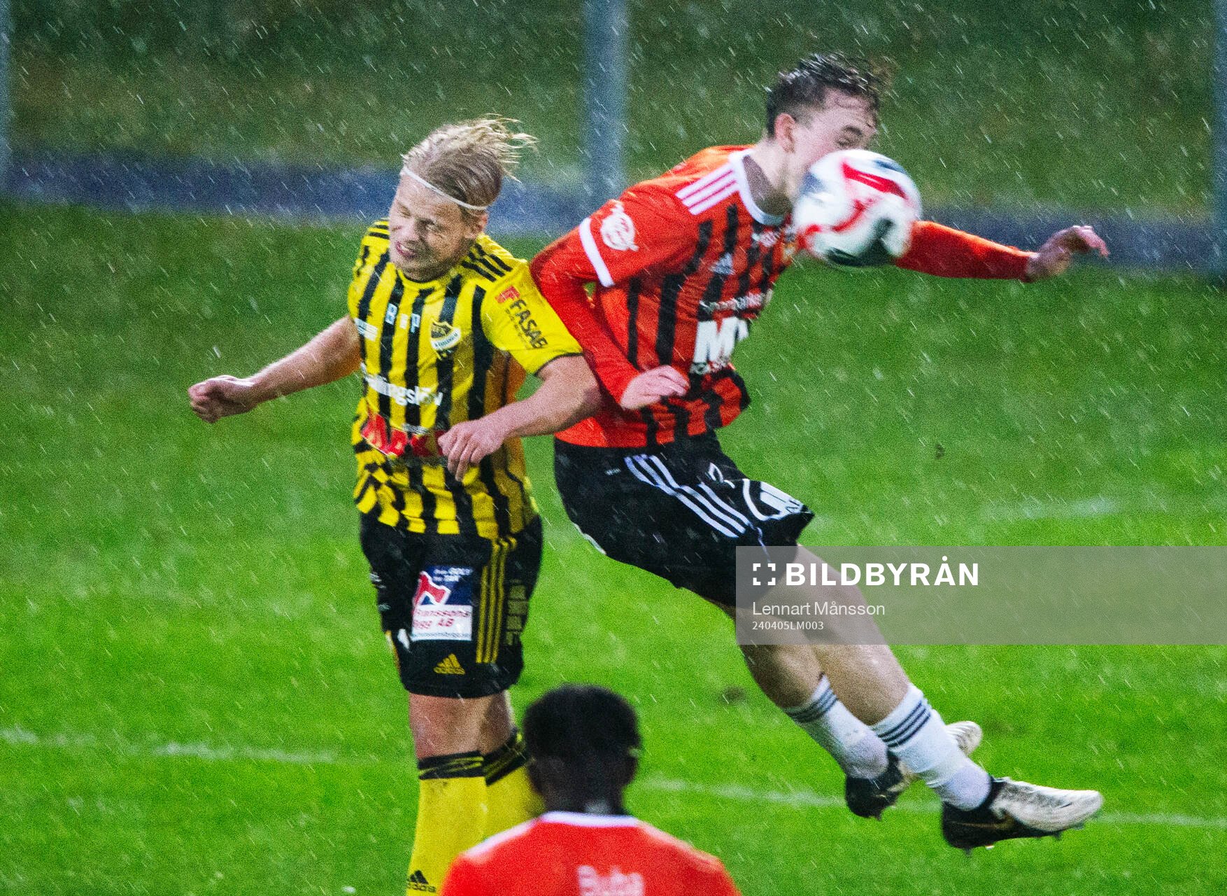IFK Hässleholms Alvin Holmgren i matchen i div. 2 mellan IFK Hässleholm och Kristianstads FC i Hässleholm 5 april 2024.