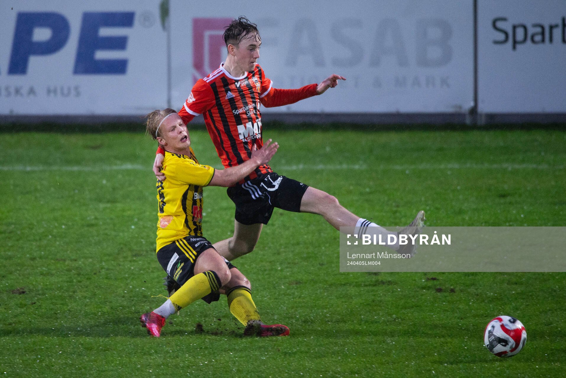 IFK Hässleholms Alvin Holmgren i matchen i div. 2 mellan
