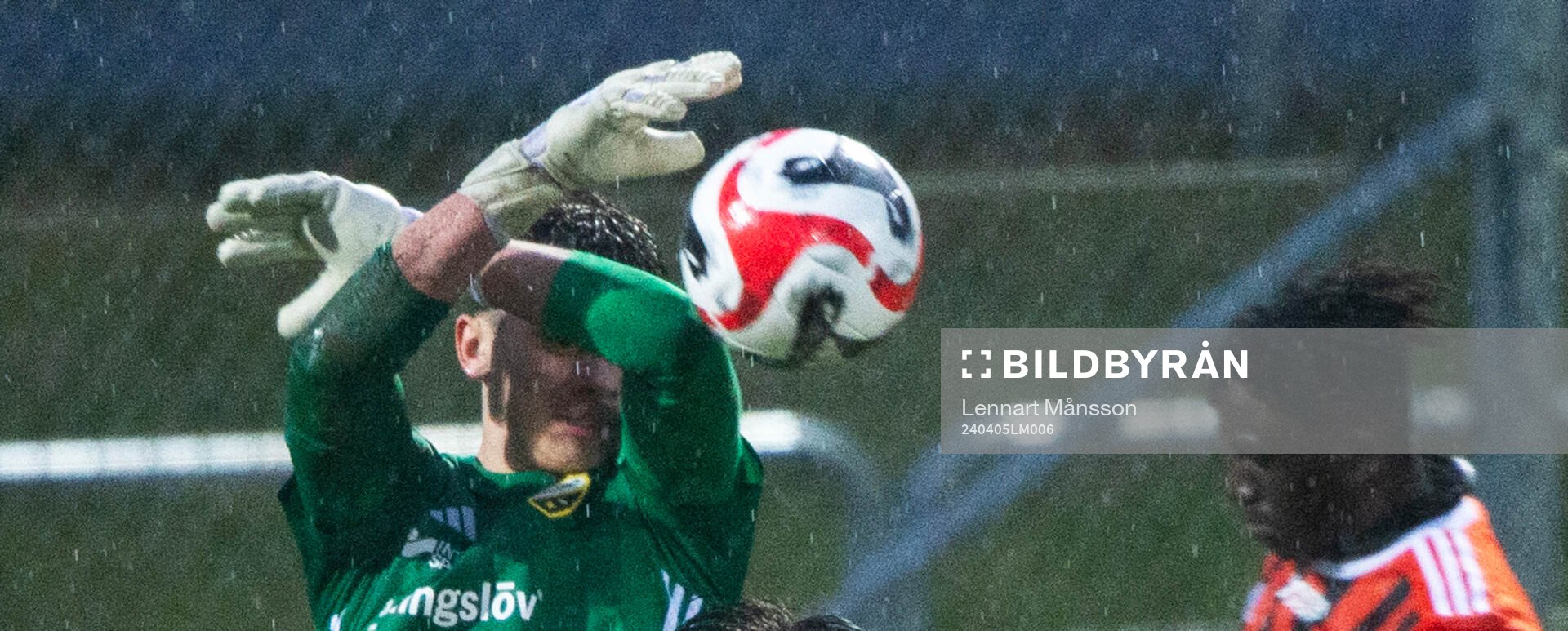 IFK Hässleholms Mirsad Basic i matchen i div. 2 mellan IFK