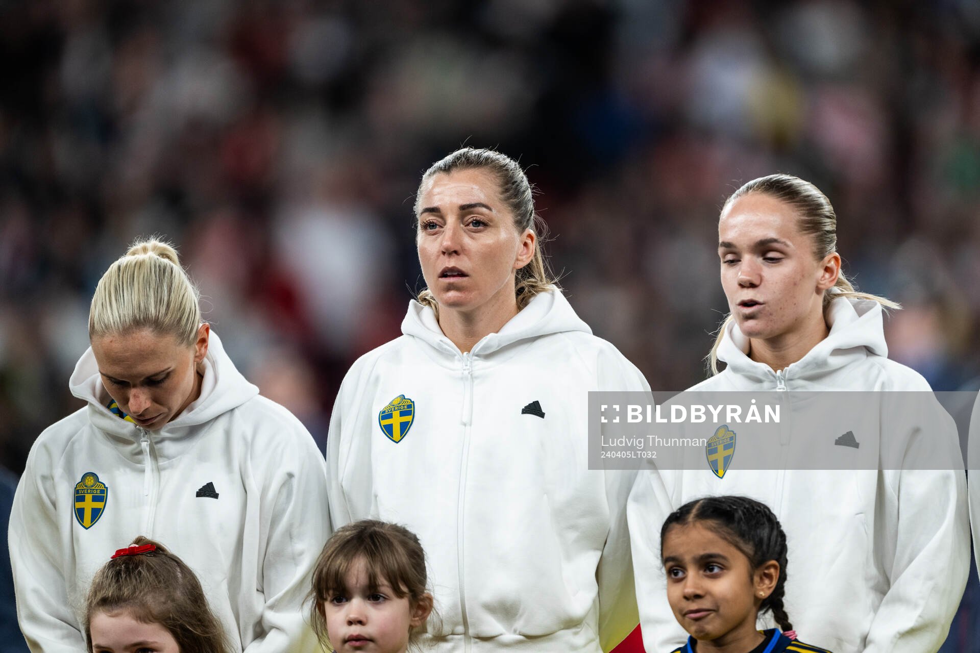 Jonna Andersson, Linda Sembrant and Hanna Lundkvist