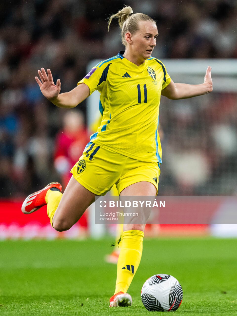 Stina Blackstenius of Sweden