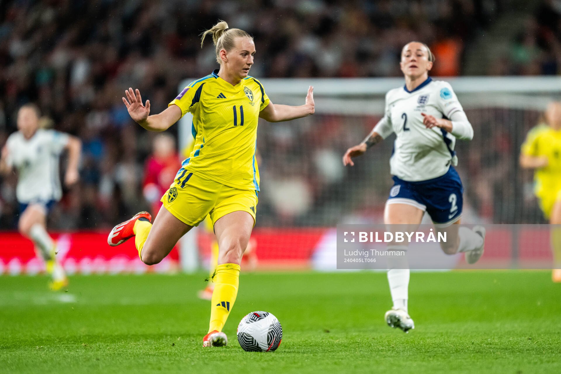 Stina Blackstenius of Sweden