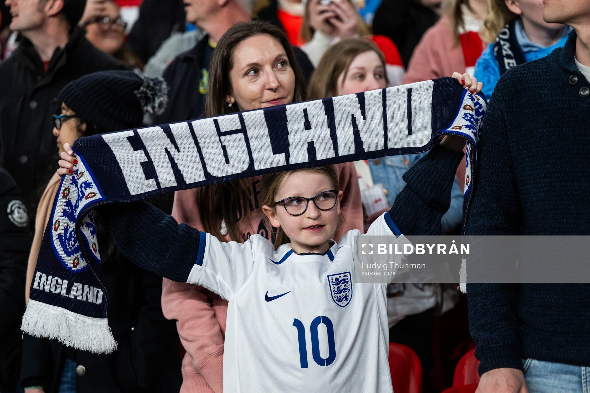 A fan of England