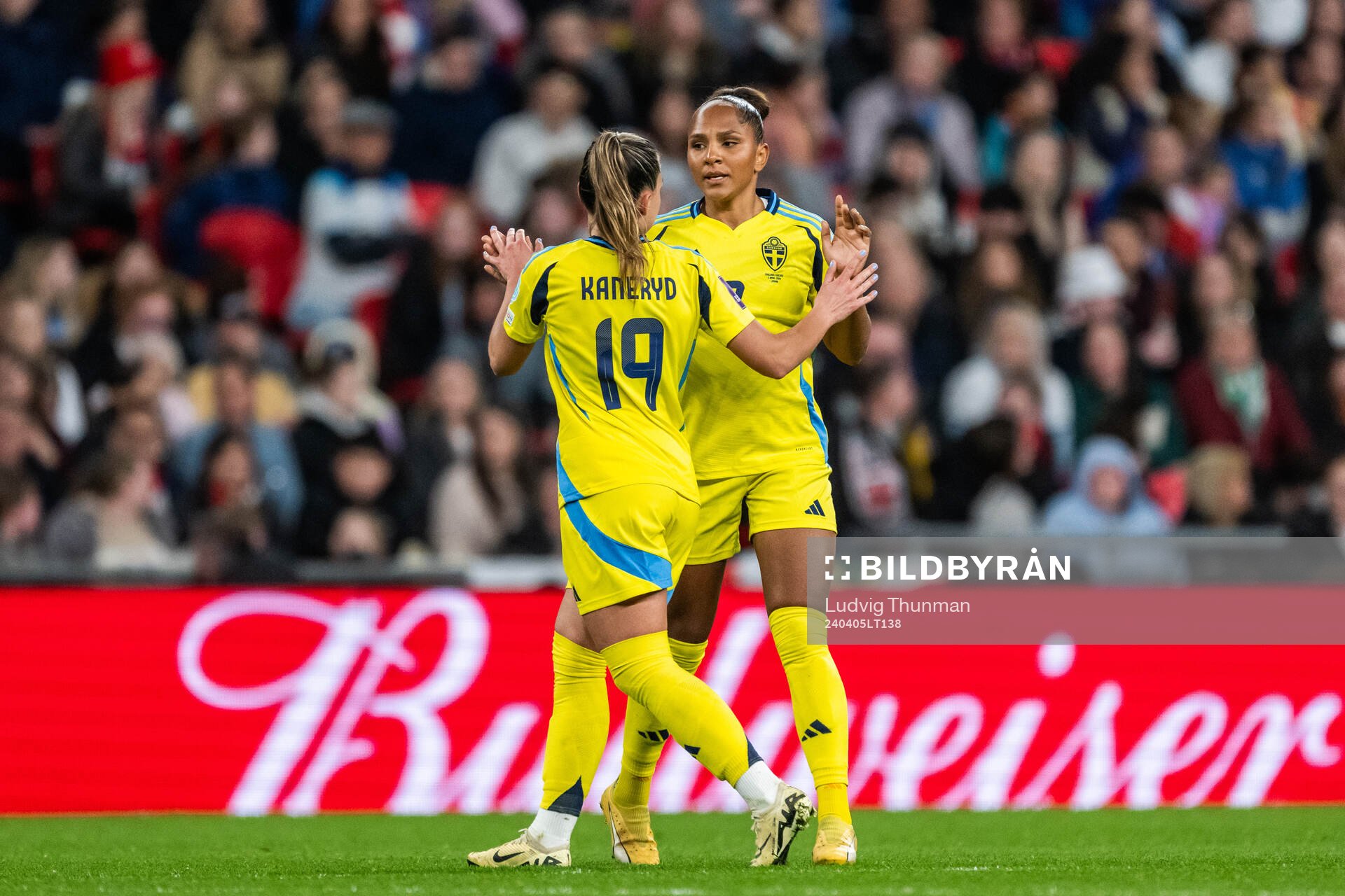 Johanna Rytting Kaneryd and Madelen Janogy of Sweden
