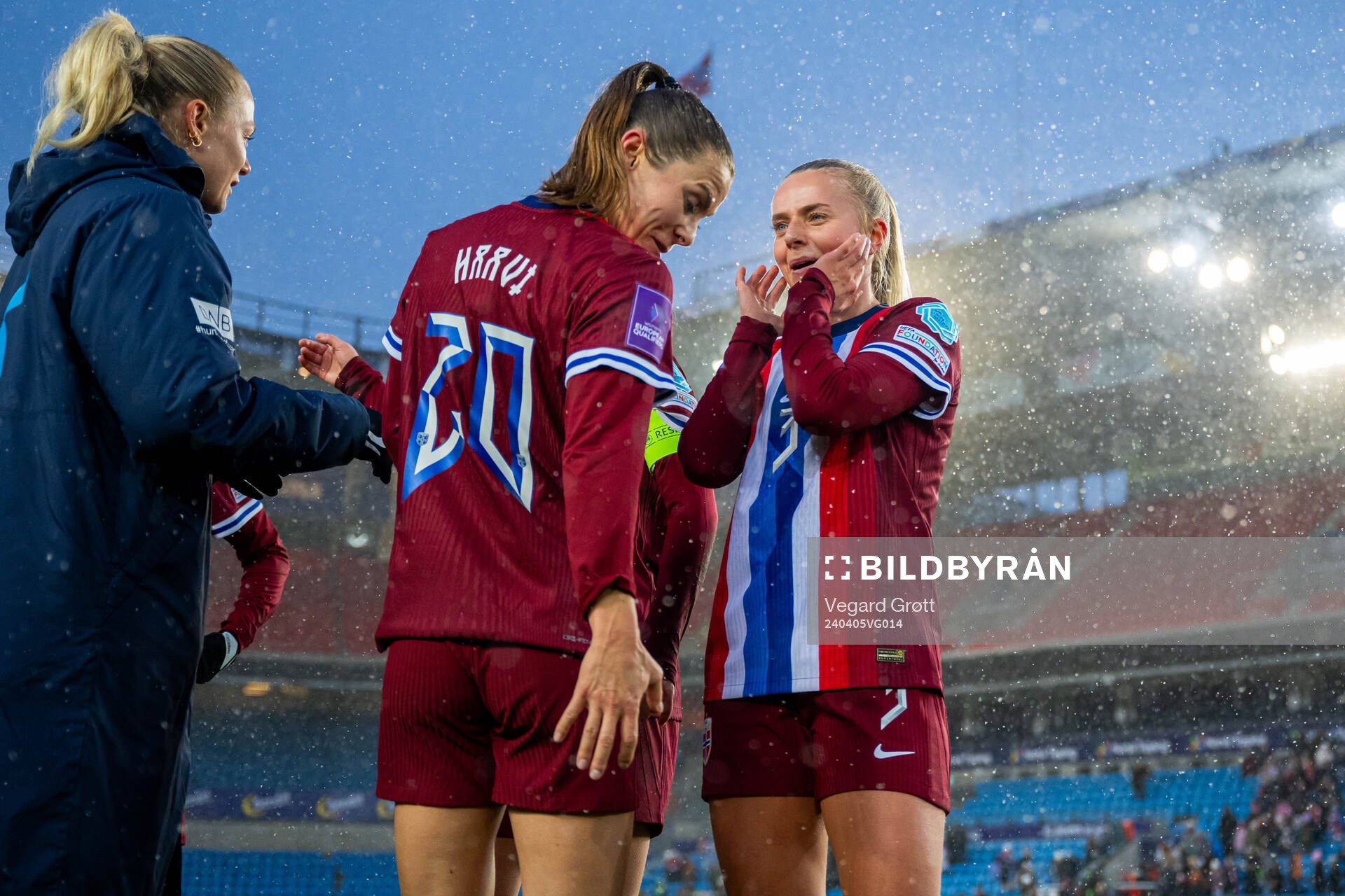 Emilie Haavi and Emilie Woldvik of Norway