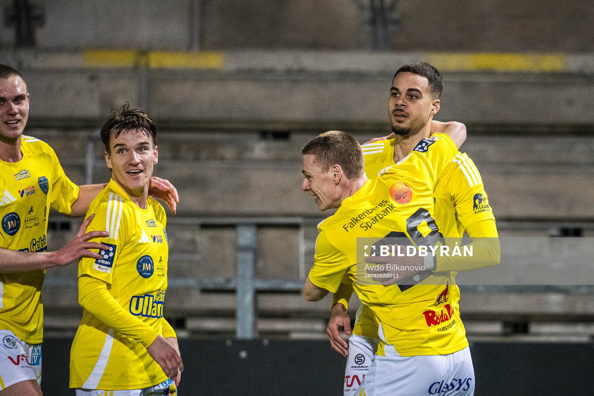 Falkenbergs FFs Leonardo Farah Shahin jublar