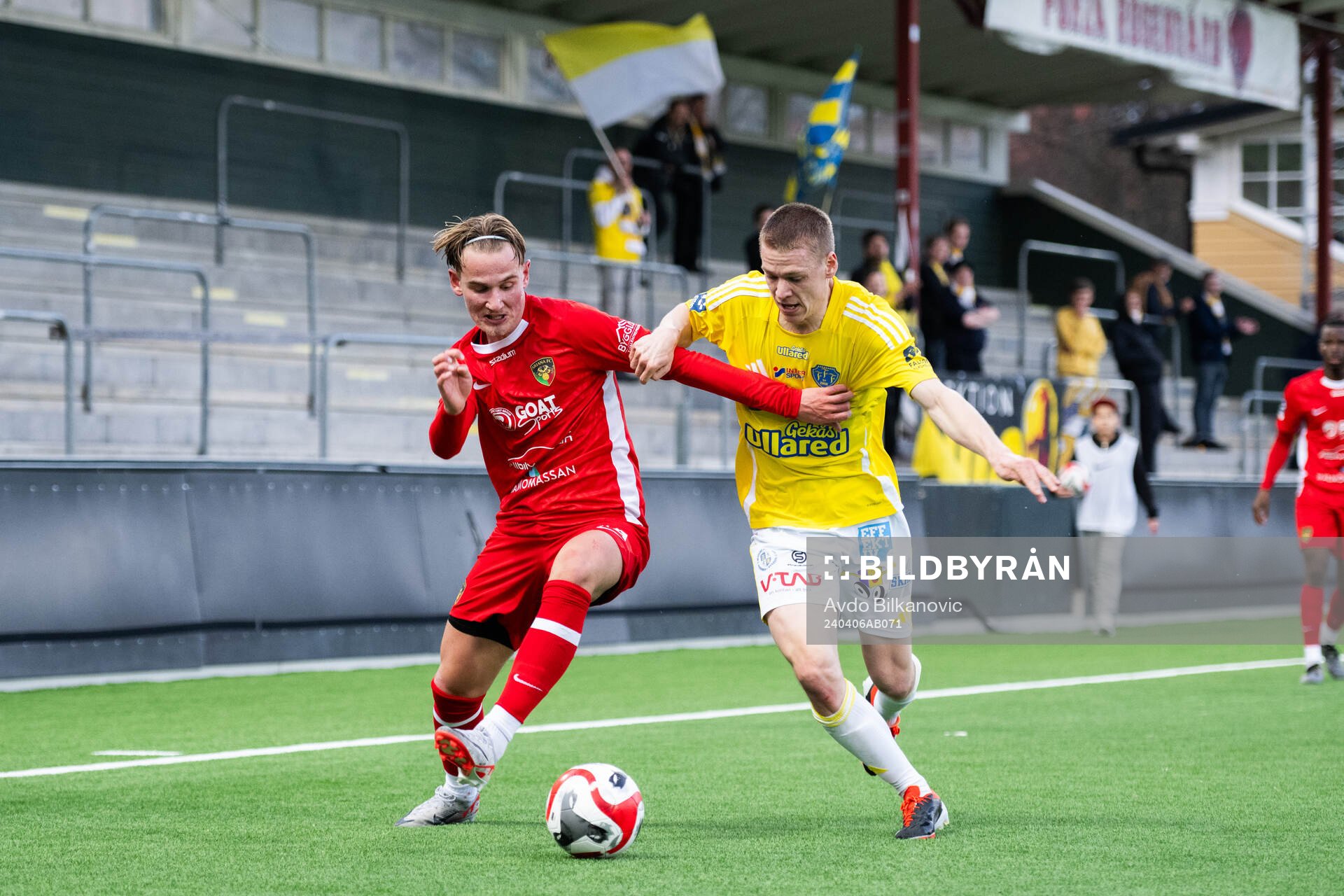 Ariana FCs Lukas Minter Wettergren och Falkenbergs FFs