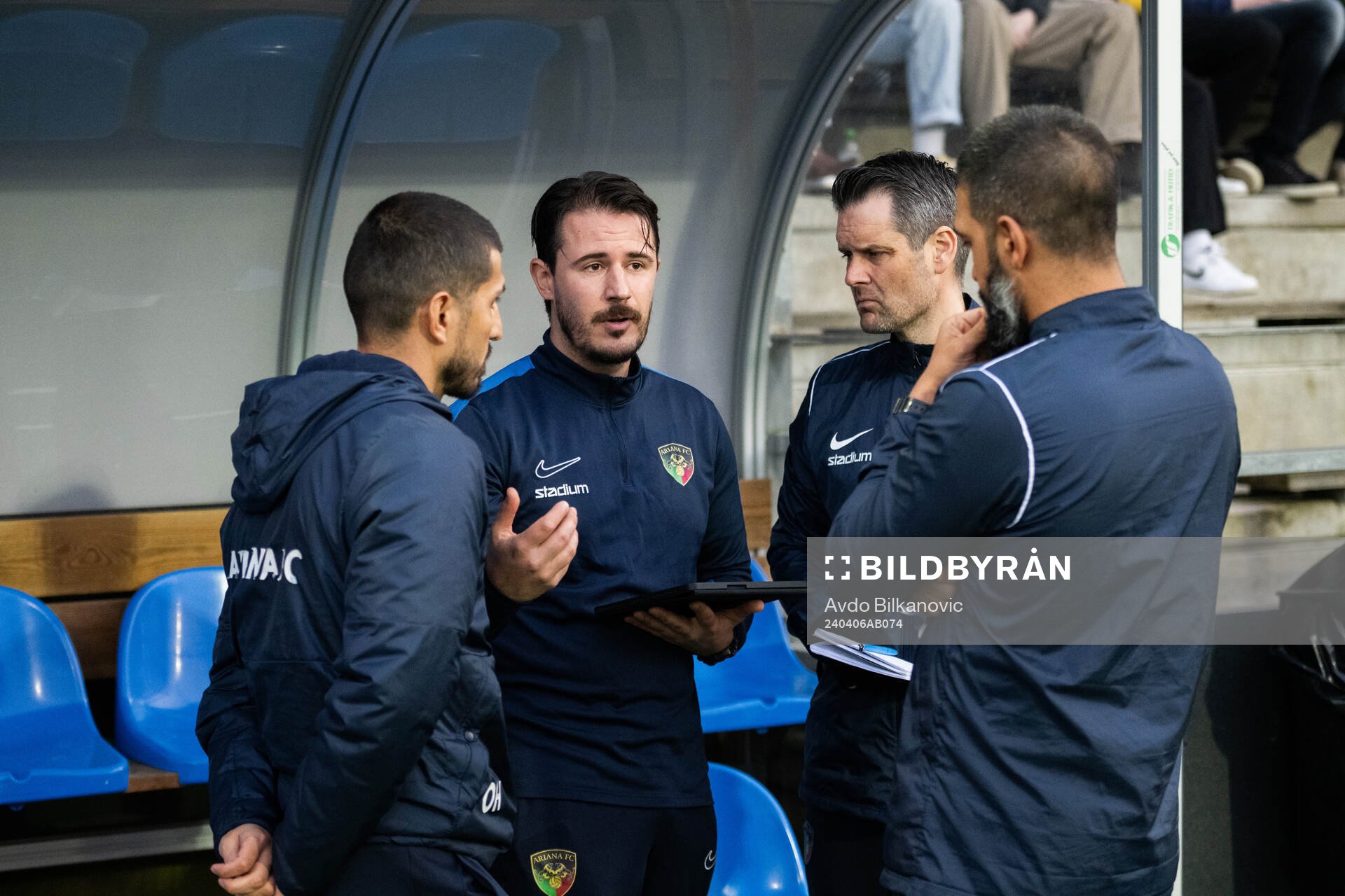 Ariana FCs assisterande tränare Marcus Kaloudis