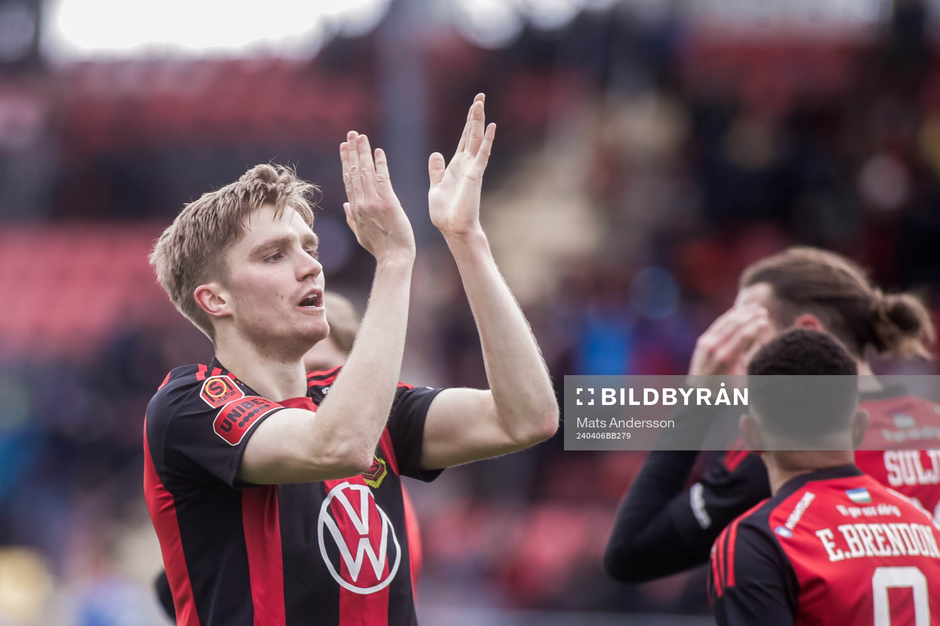 Östersunds Jakob Hedenquist jublar