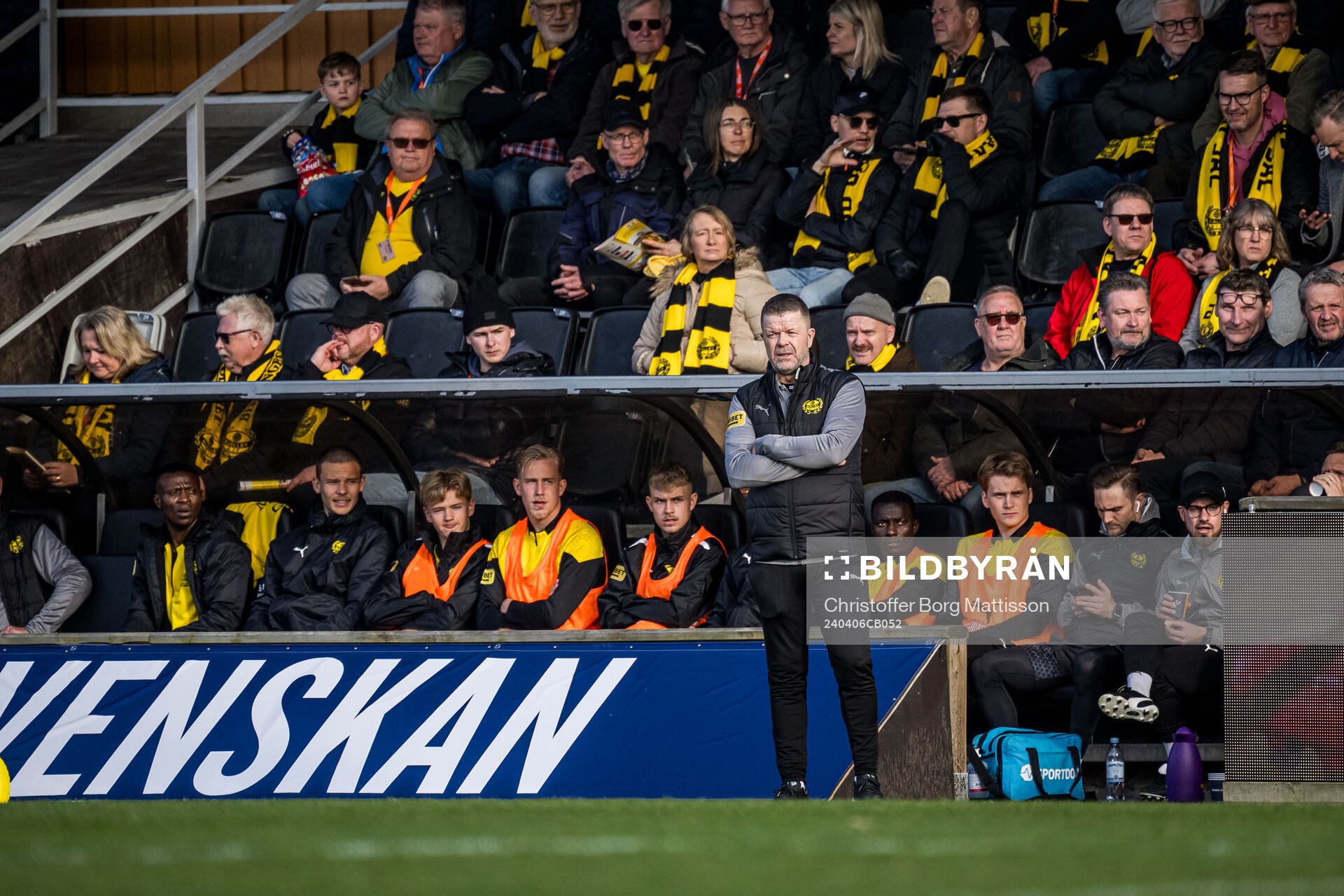Mjällbys tränare Anders Torstensson