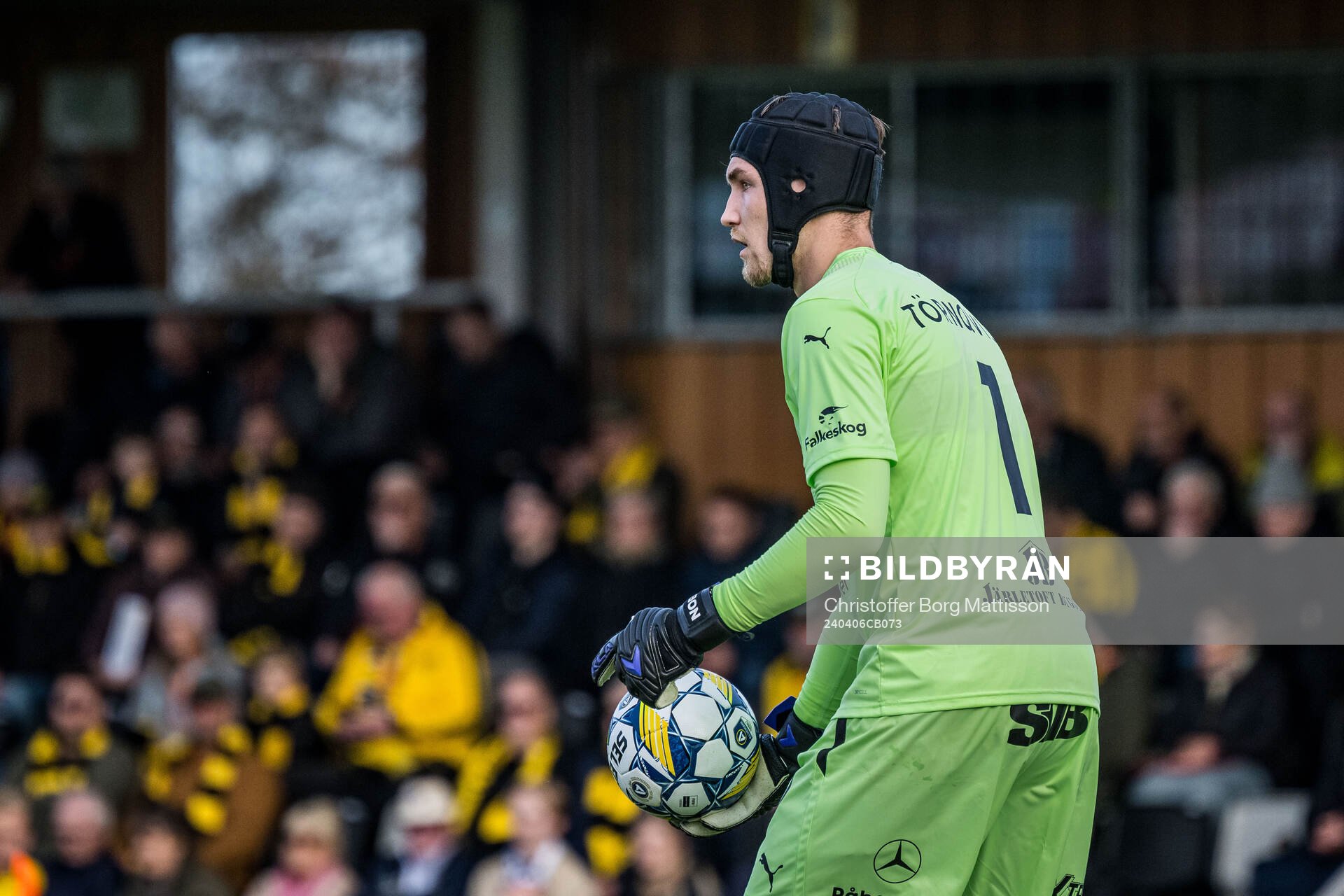 Mjällbys målvakt Noel Törnqvist