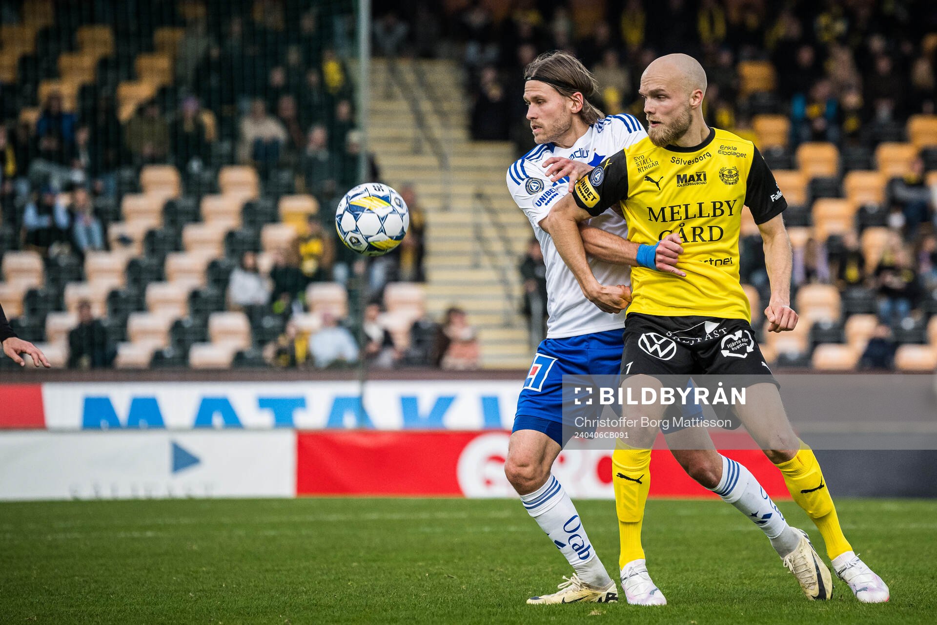 IFK Norrköpings Arnor Traustason och Mjällbys Viktor