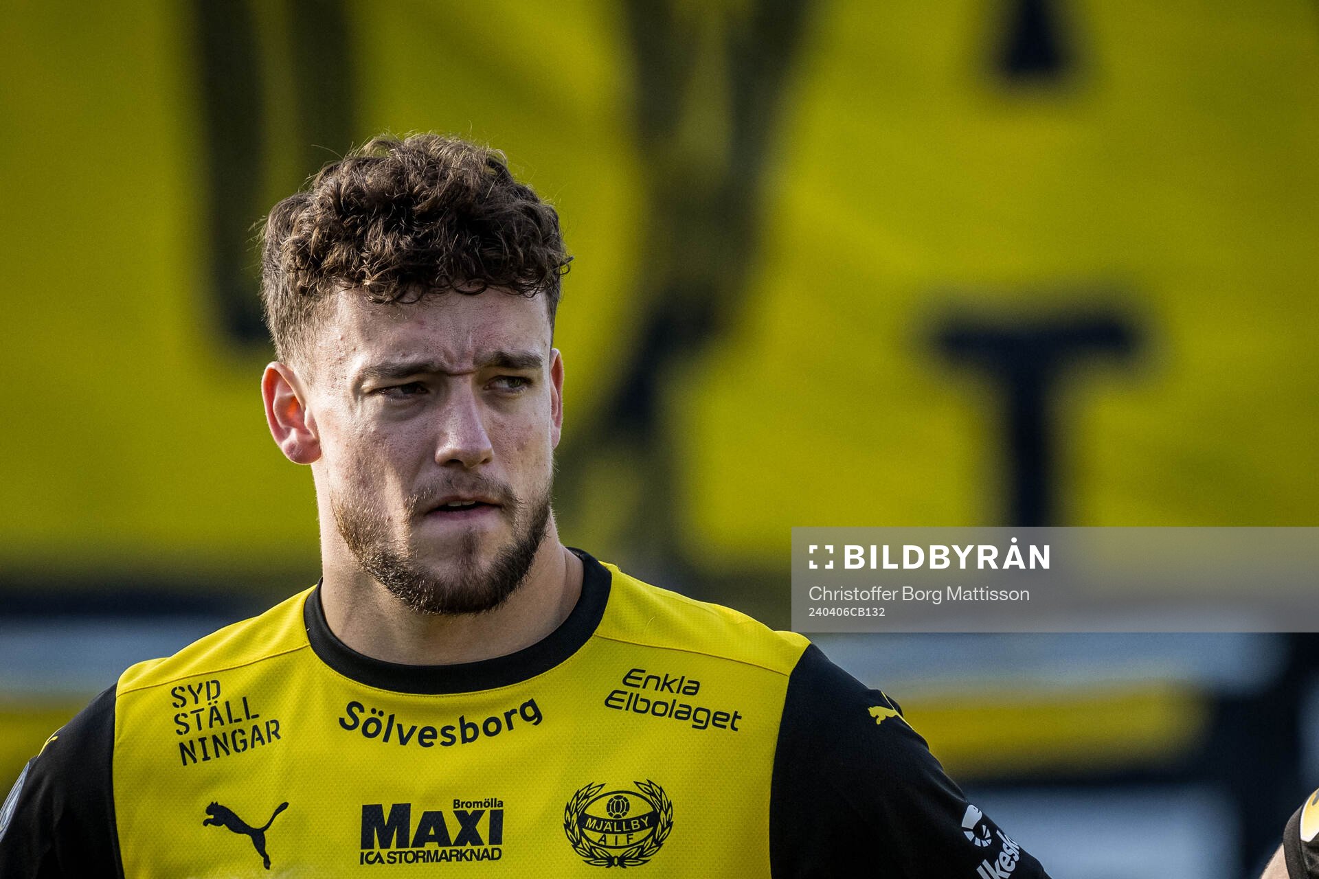 Under fotbollsmatchen i Allsvenskan mellan Mjällby och IFK