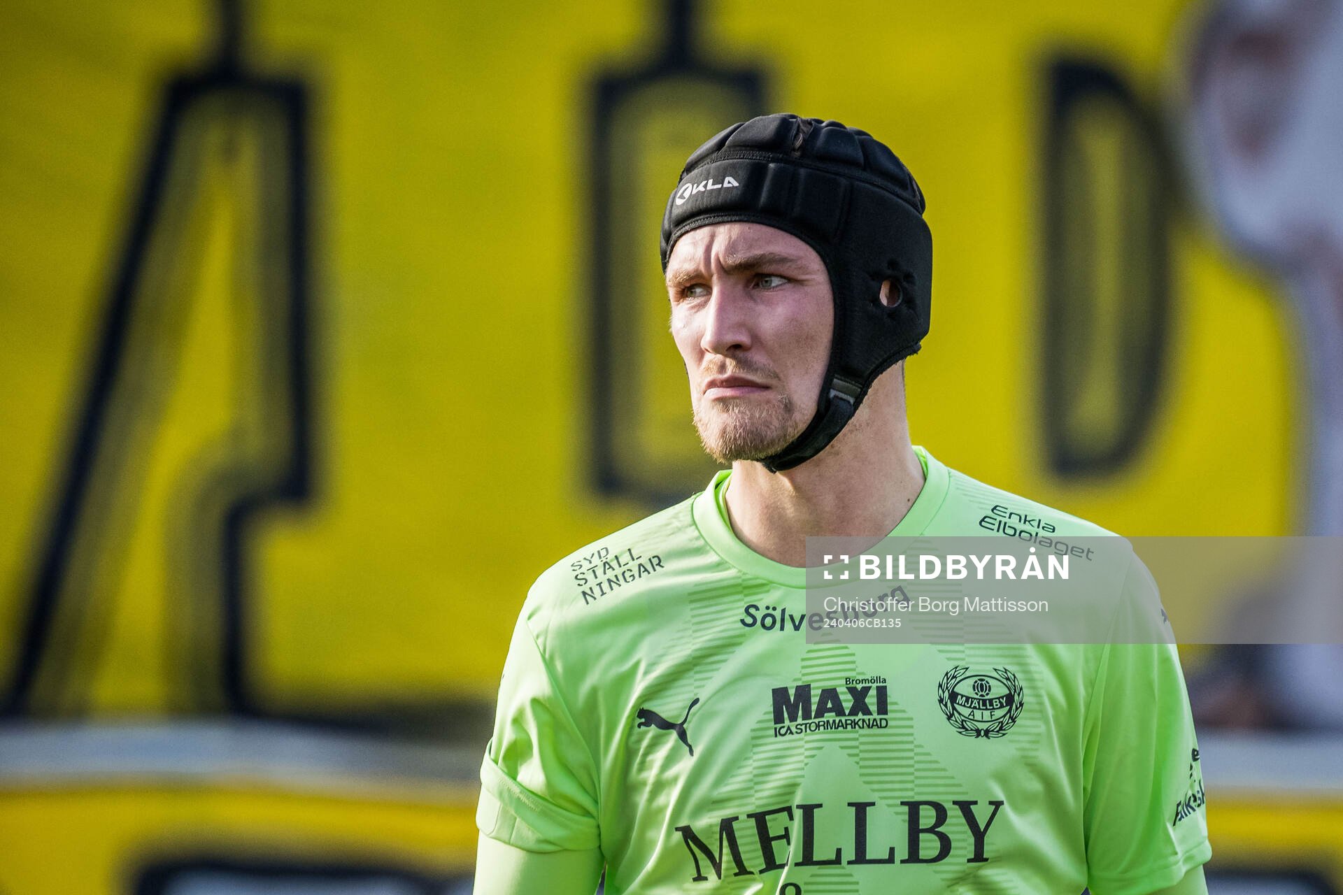 Mjällbys målvakt Noel Törnqvist