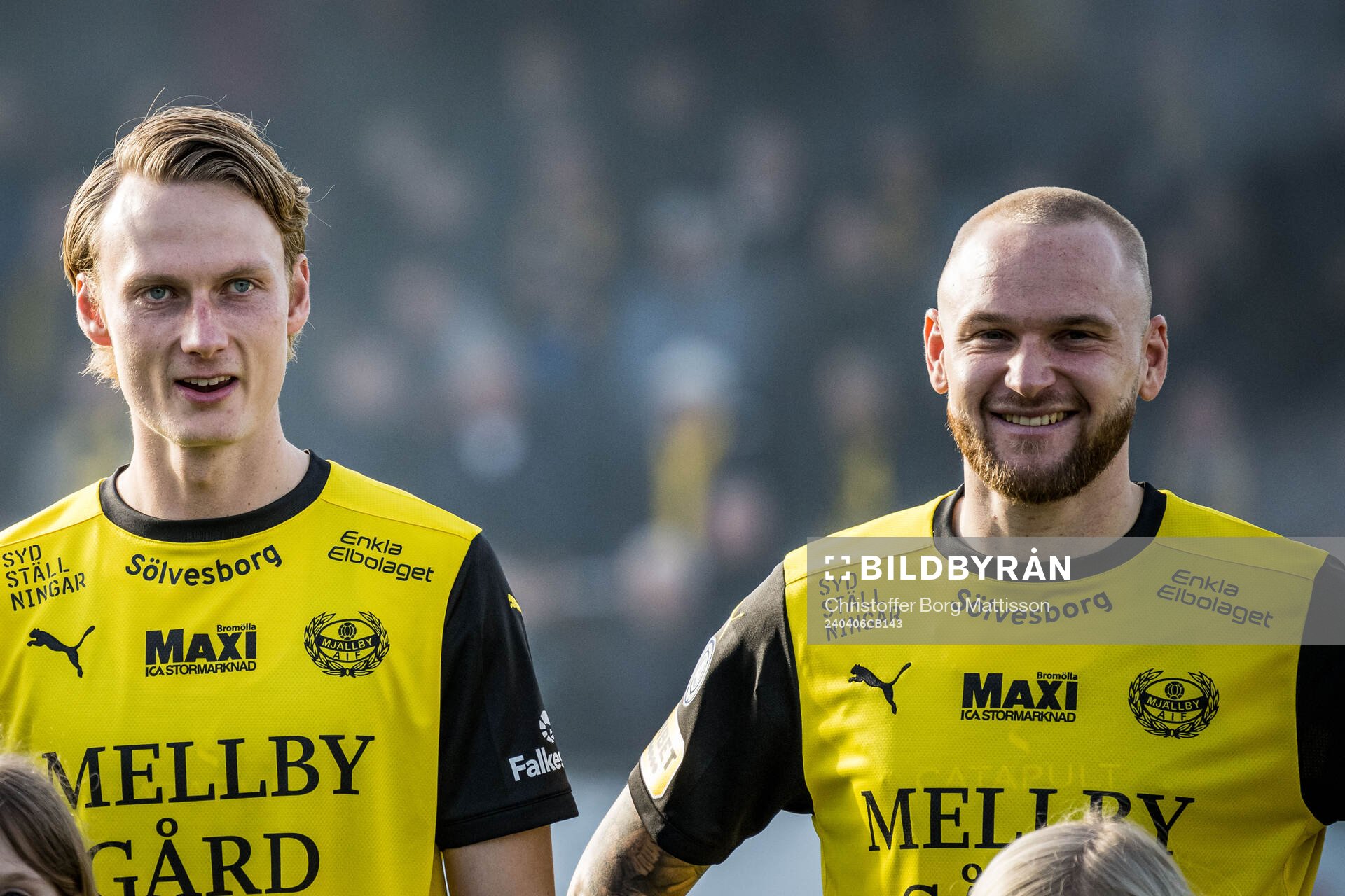 Mjällbys Alexander Johansson och Adam Ståhl