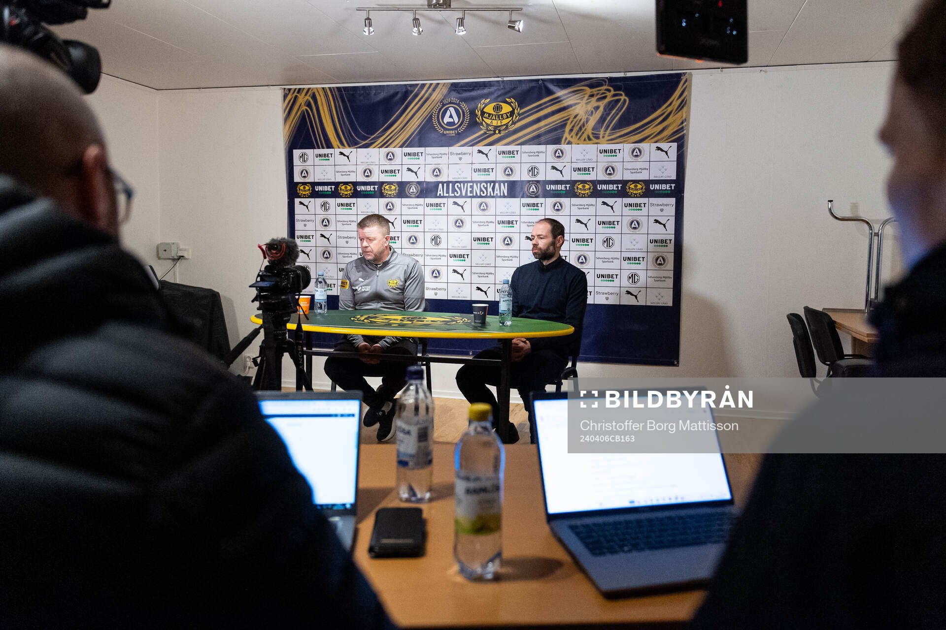 Mjällbys tränare Anders Torstensson och IFK Norrköpings