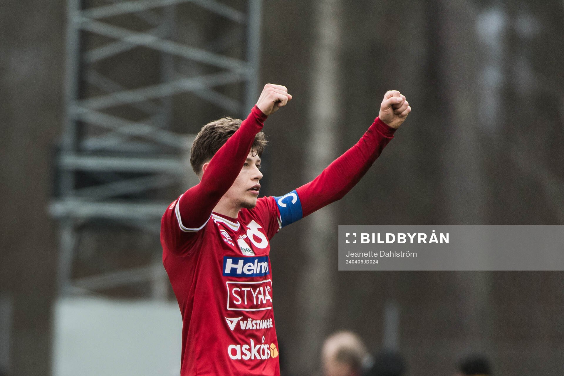 Degerfors Gustav Lindgren jublar