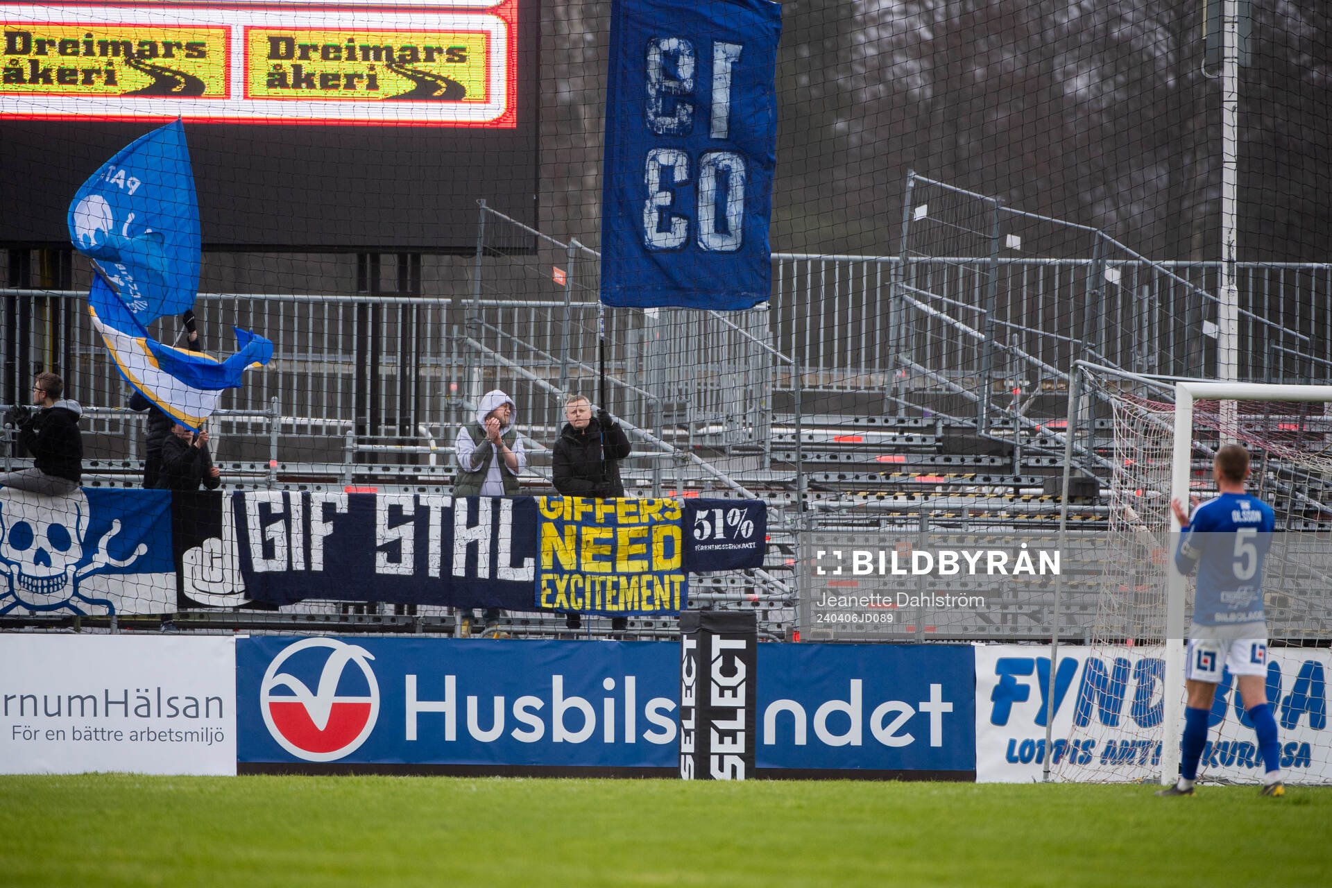 GIF Sundsvalls Dennis Olsson tackar supportarna
