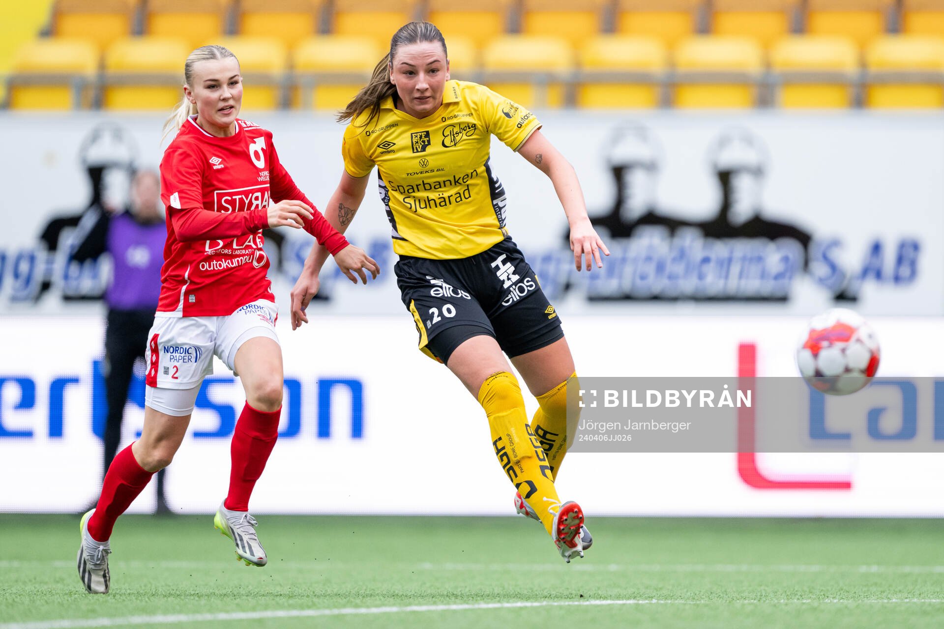 Degerfors Ida Mattsson och Elfsborgs Stina Jensen