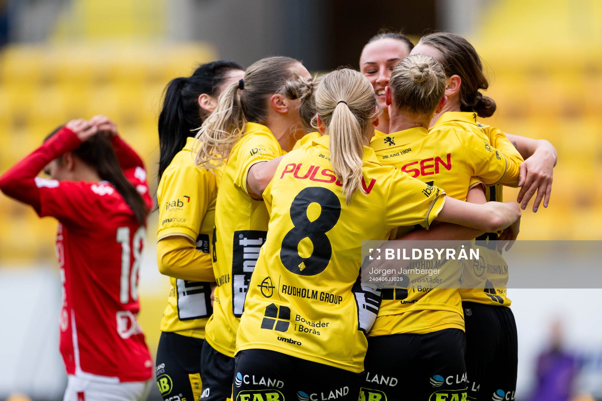 Elfsborgs spelare jublar