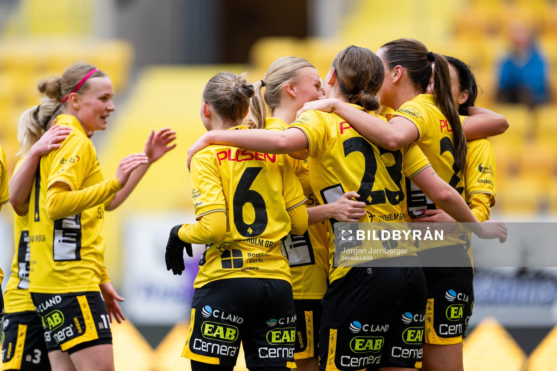 Elfsborgs spelare jublar