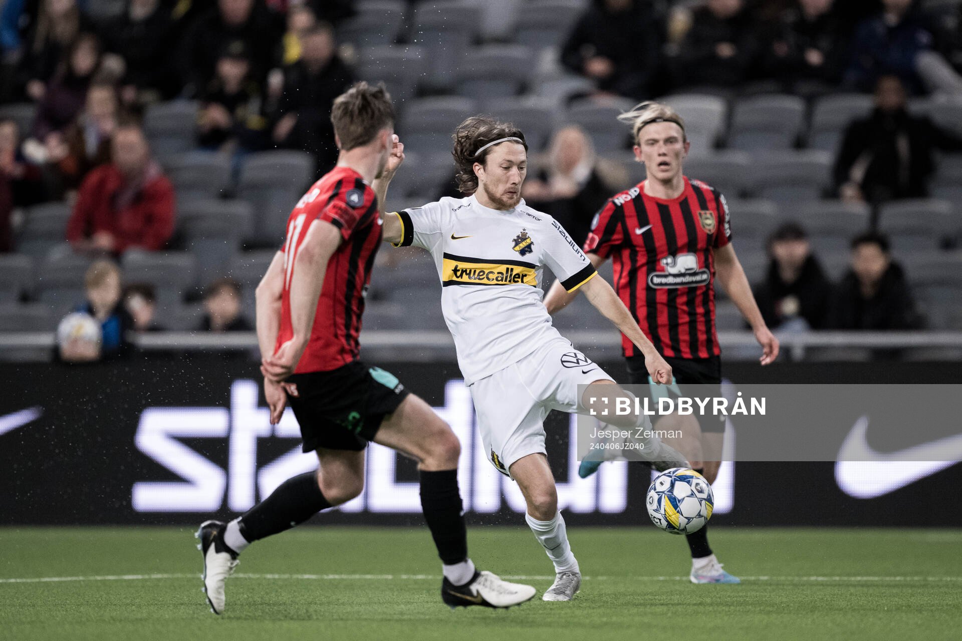 Brommapojkarnas Kaare Brøckner Barslund och AIKs Axel