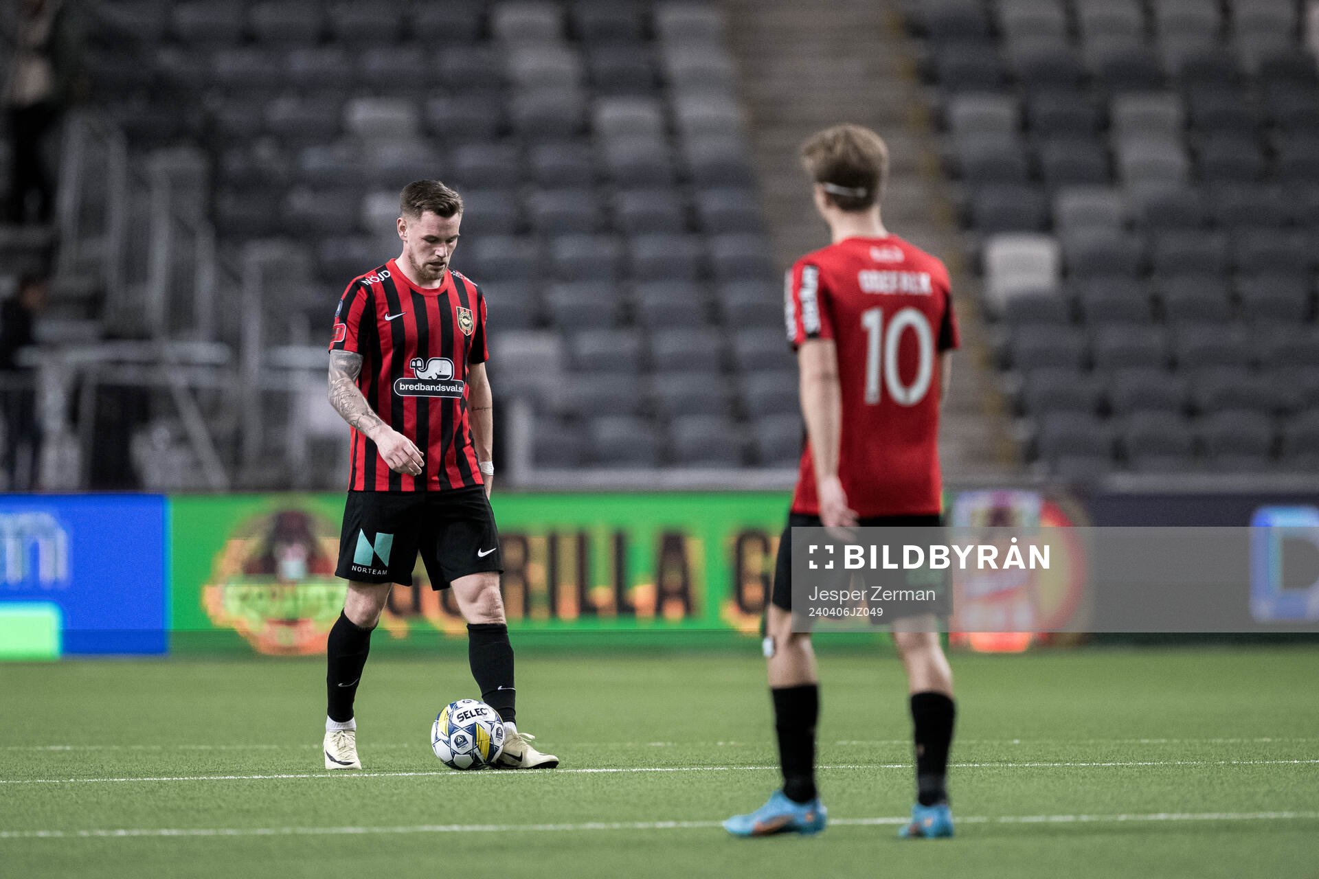 Brommapojkarnas Rasmus Örqvist deppar