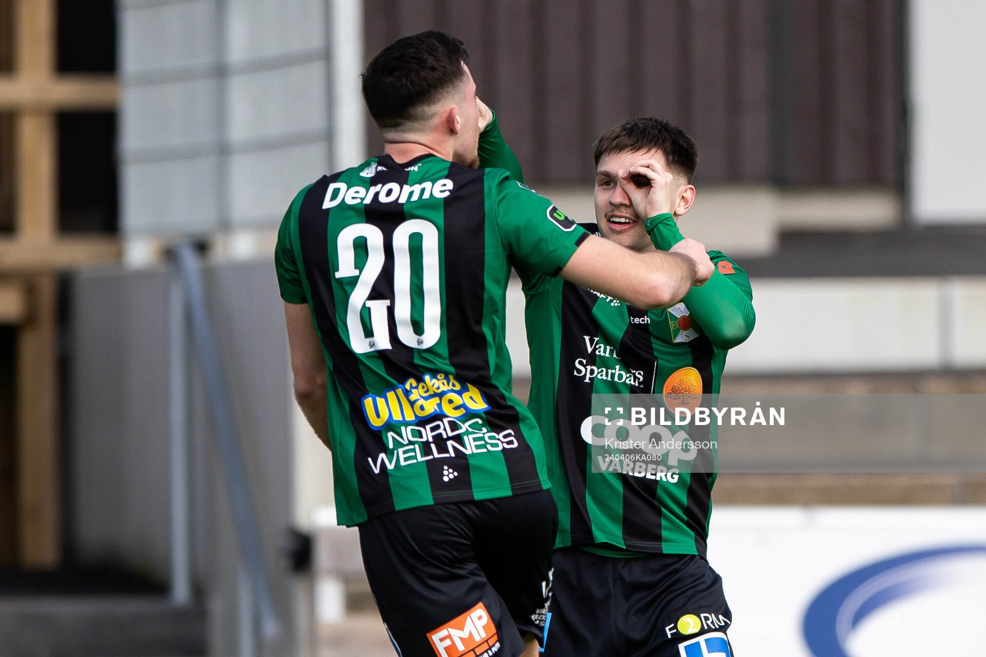 Varbergs Isak Bjerkebo jublar
