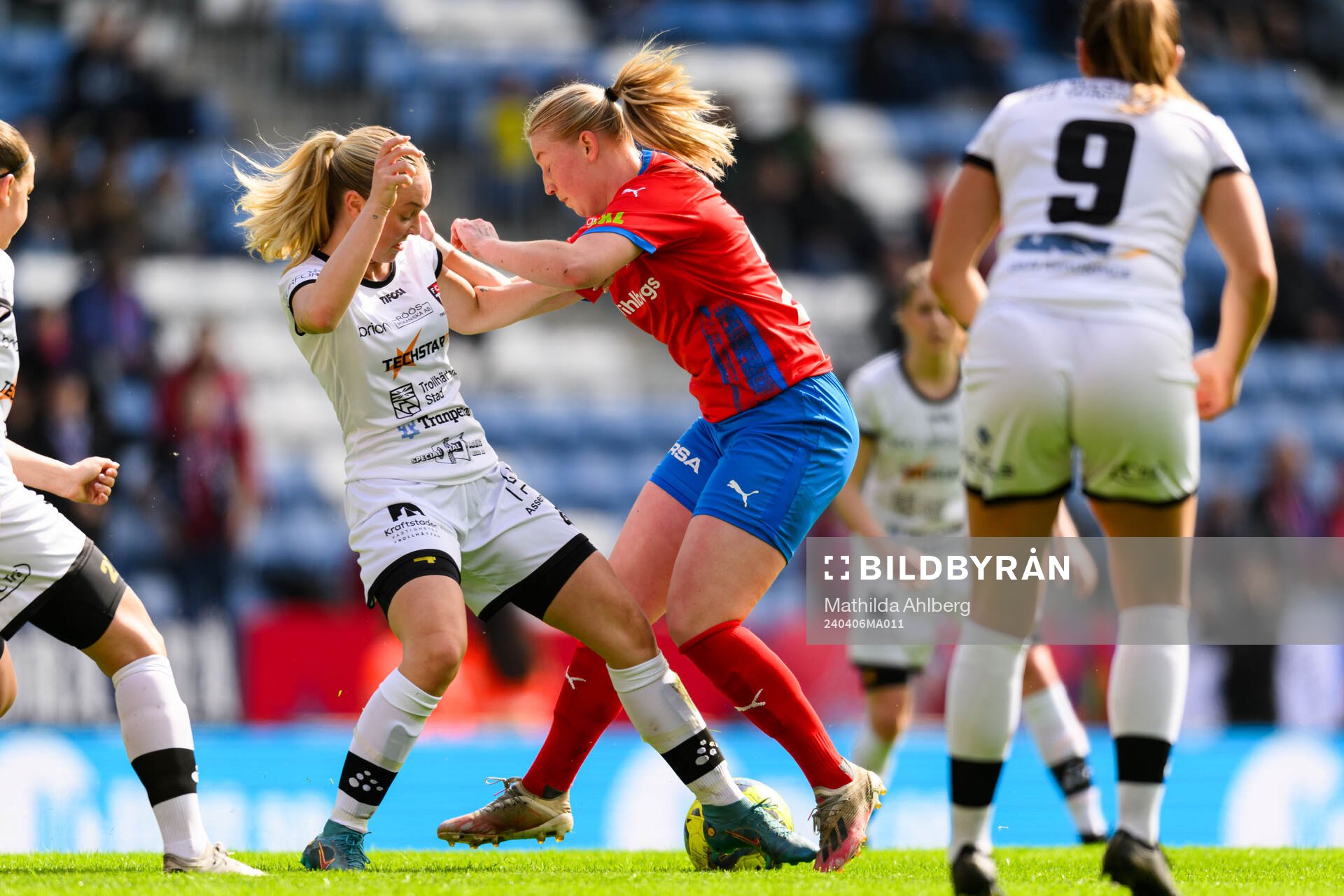 Trollhättans Tess Wimmerstedt och Helsingborg s Julia