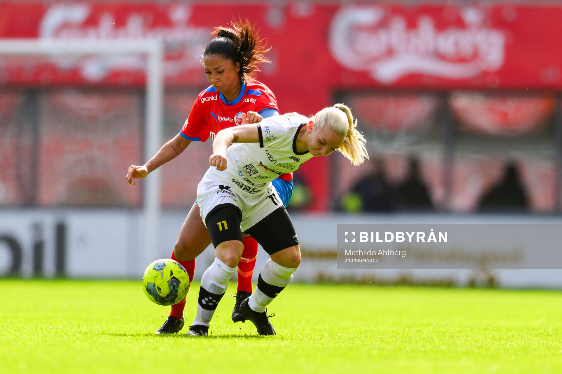 Helsingborg s Ebba Manglind och Trollhättans Malin Wallgren