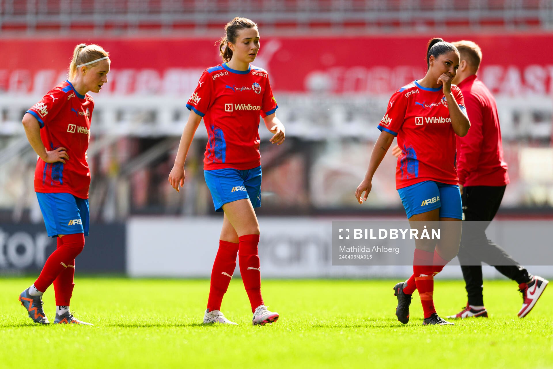 Helsingborg s Melina Skarström, Johanna Andersson och Ebba