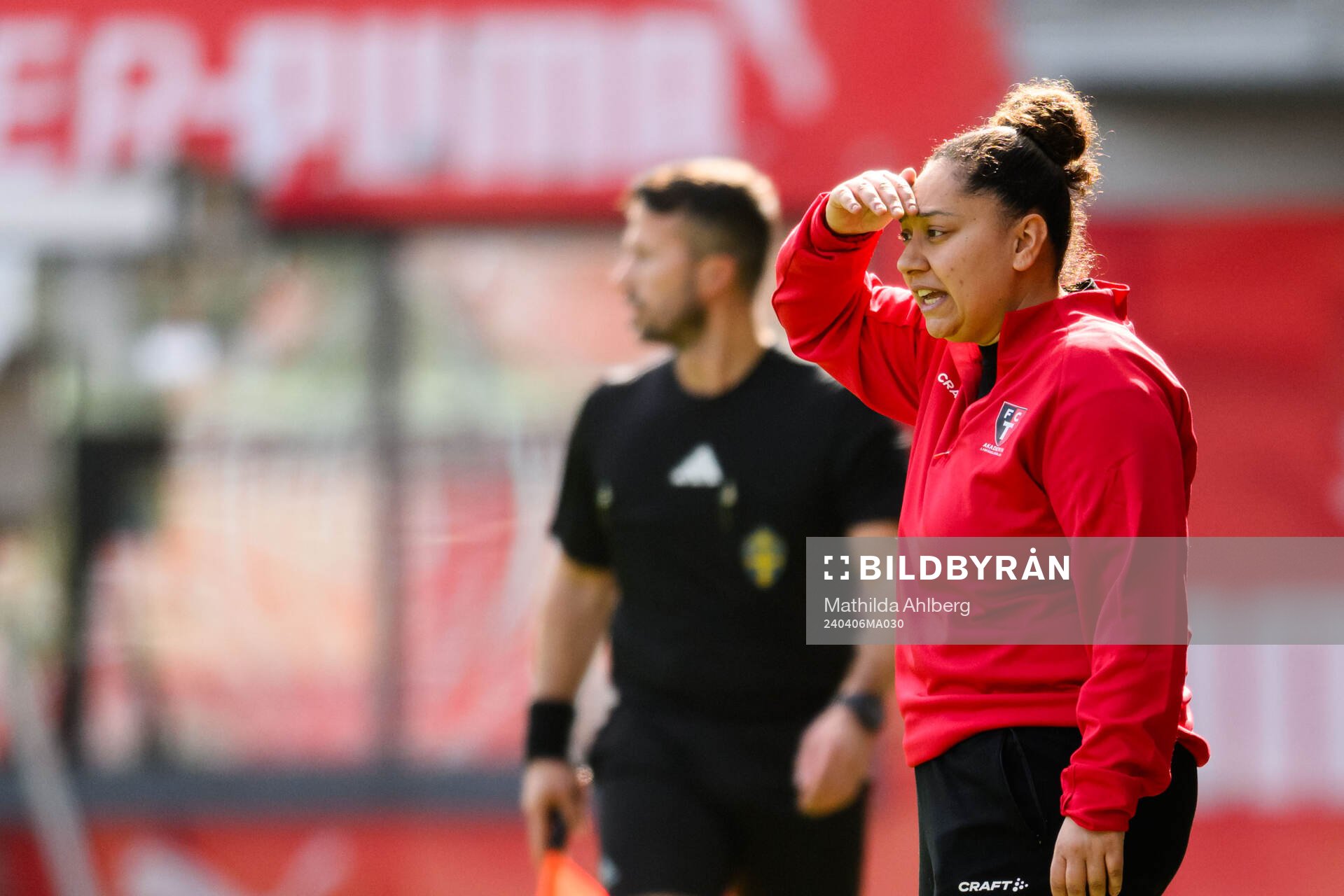 Trollhättans tränare Dessirée Saad