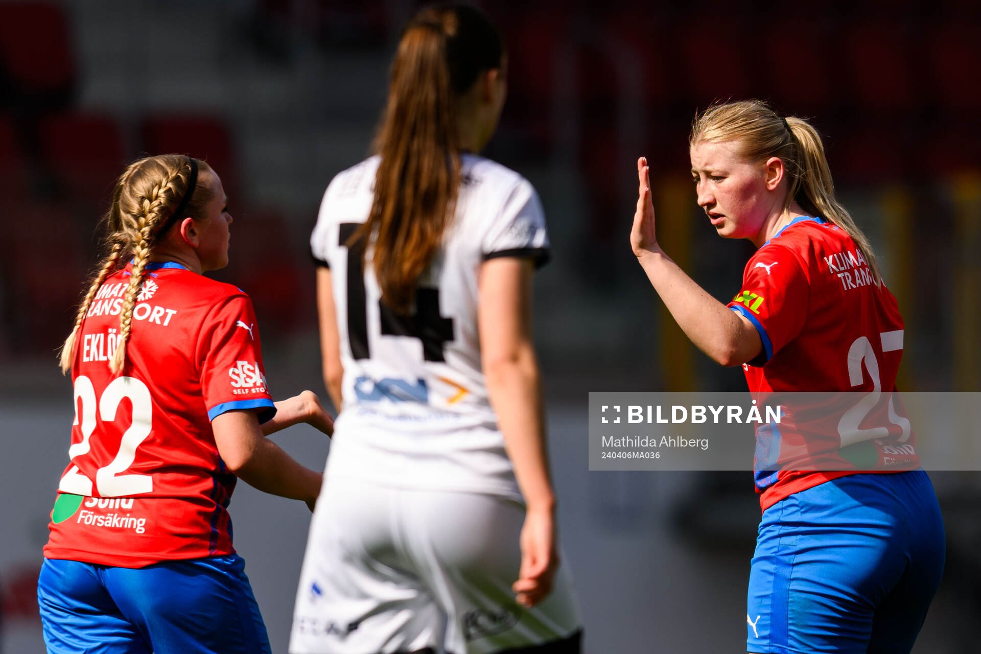 Helsingborg s Julia Andersson jublar