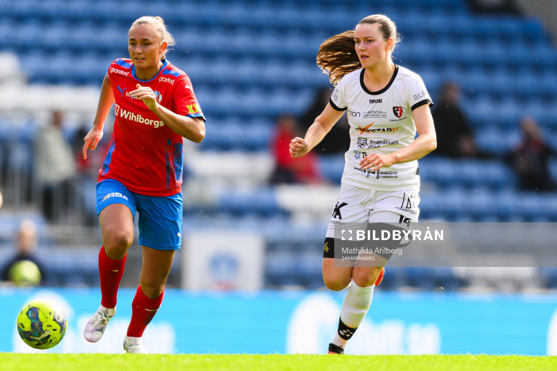 Helsingborg s Julia Welin och Trollhättans Stella Hagstedt