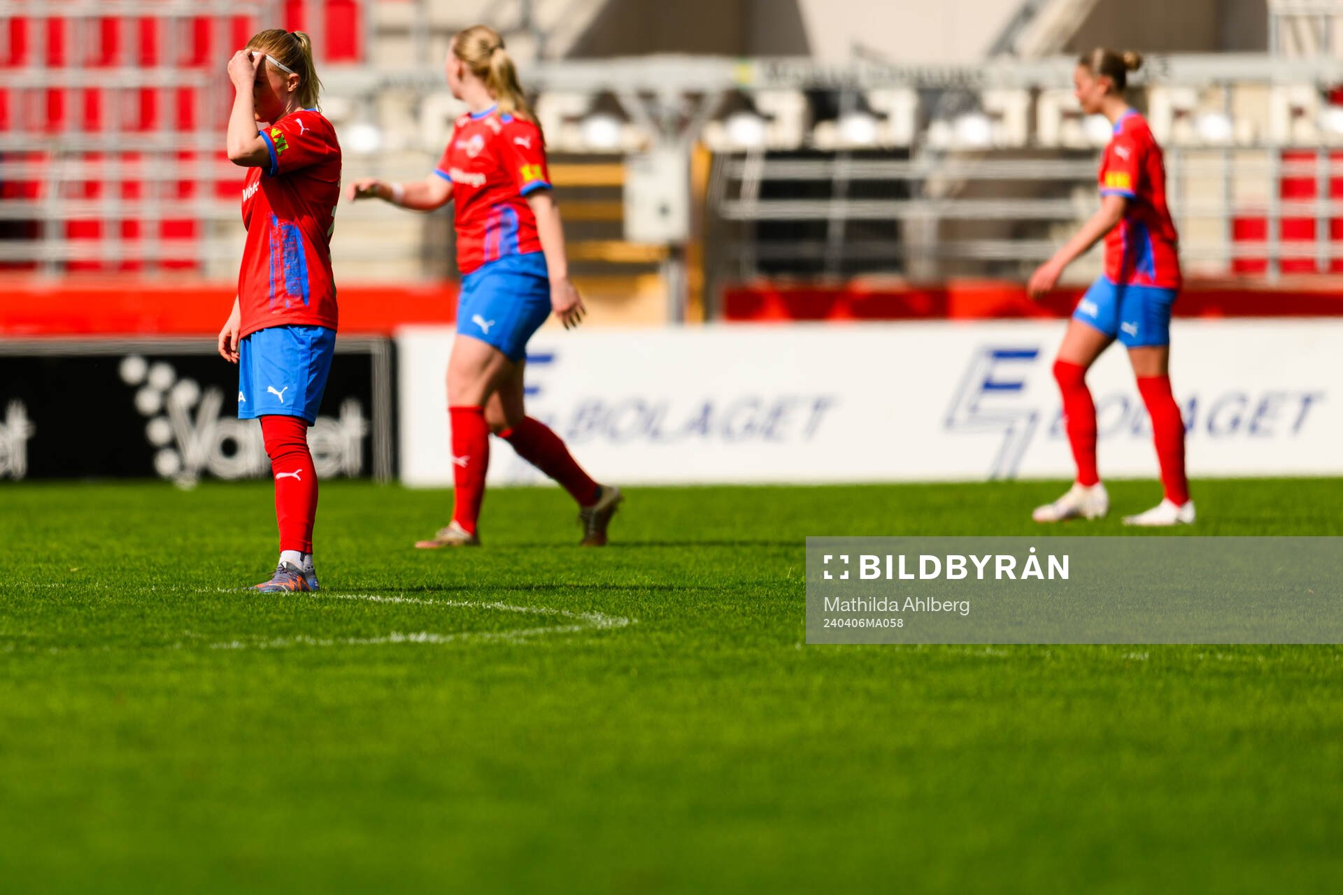 Helsingborg s Melina Skarström deppar